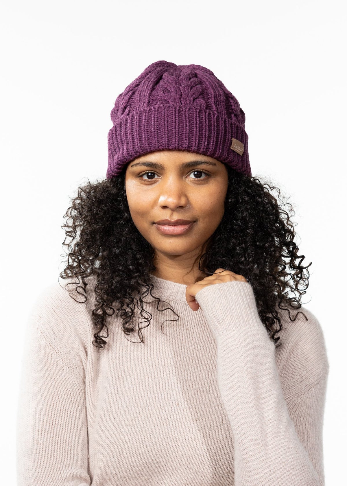 Zirani Beanie (Red Aubergine)