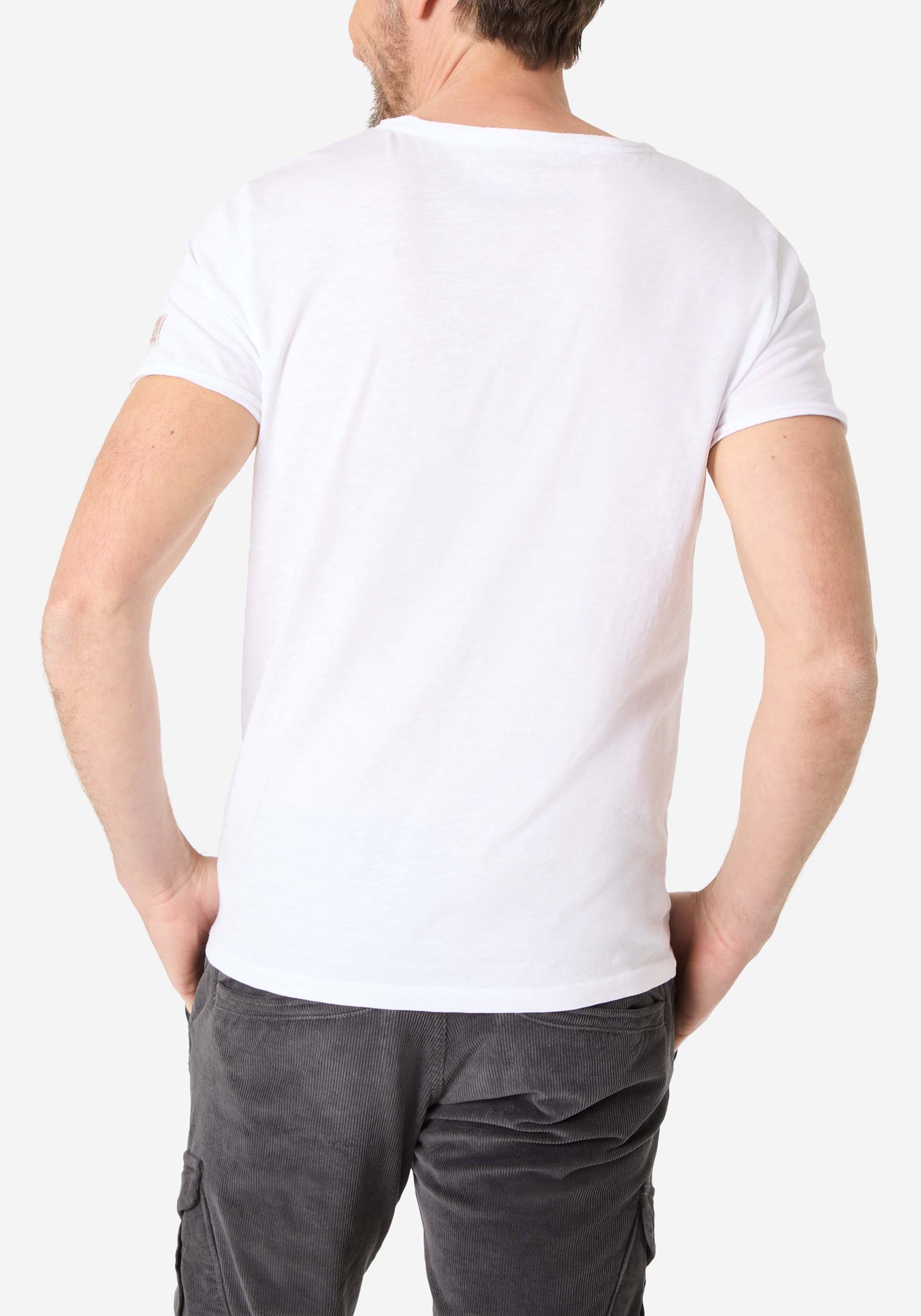 Ripped Basic T-Shirt (Pure White)