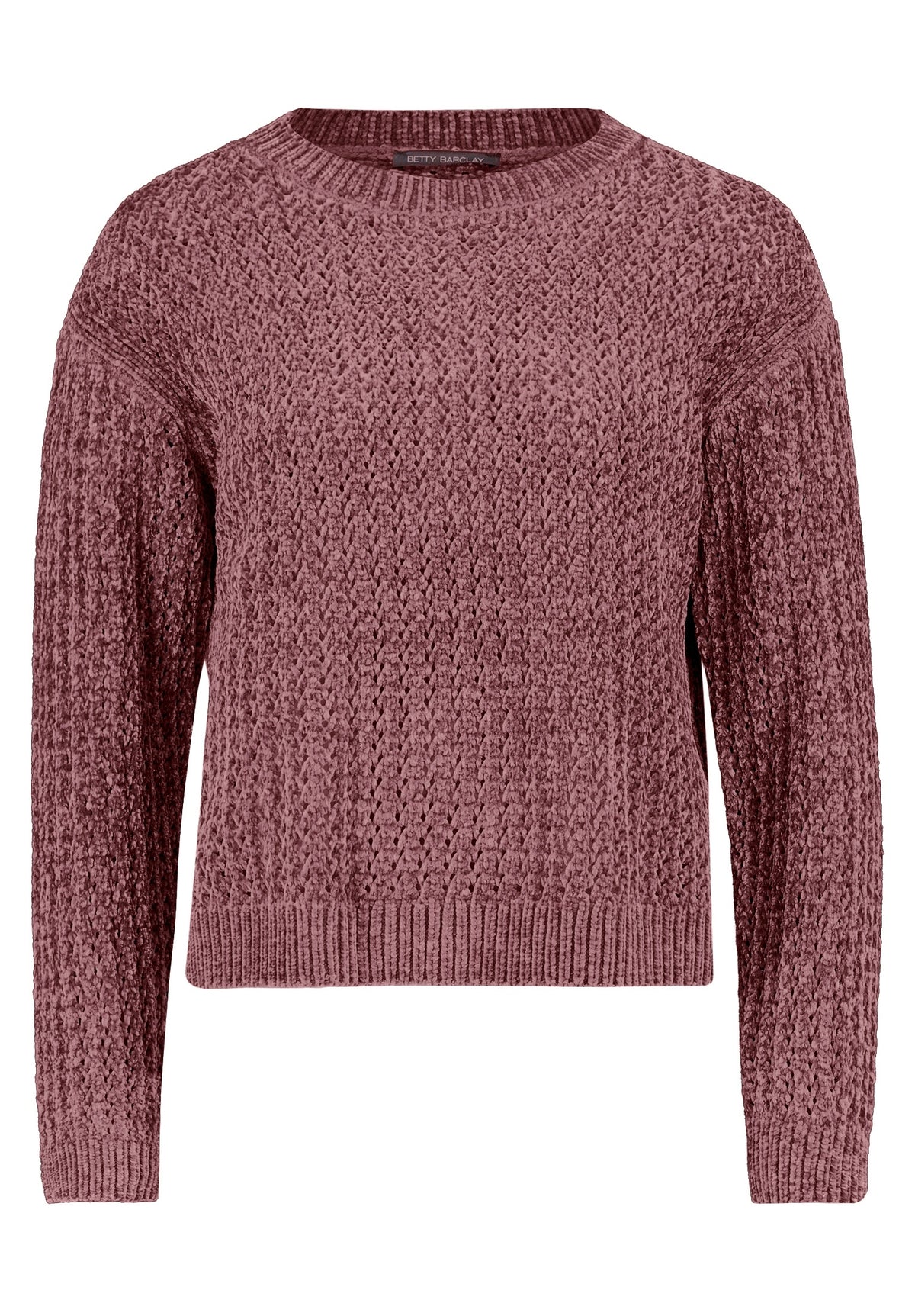 Grobstrick-Pullover (Rose Taupe)