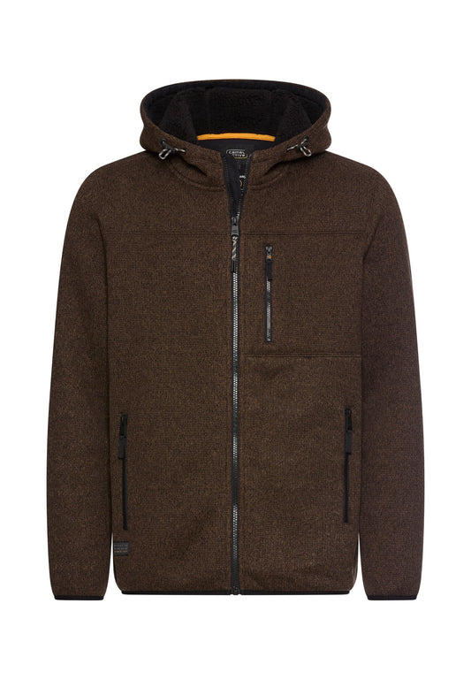Fleecejacke mit Teddy Futter (Sepia Brown)
