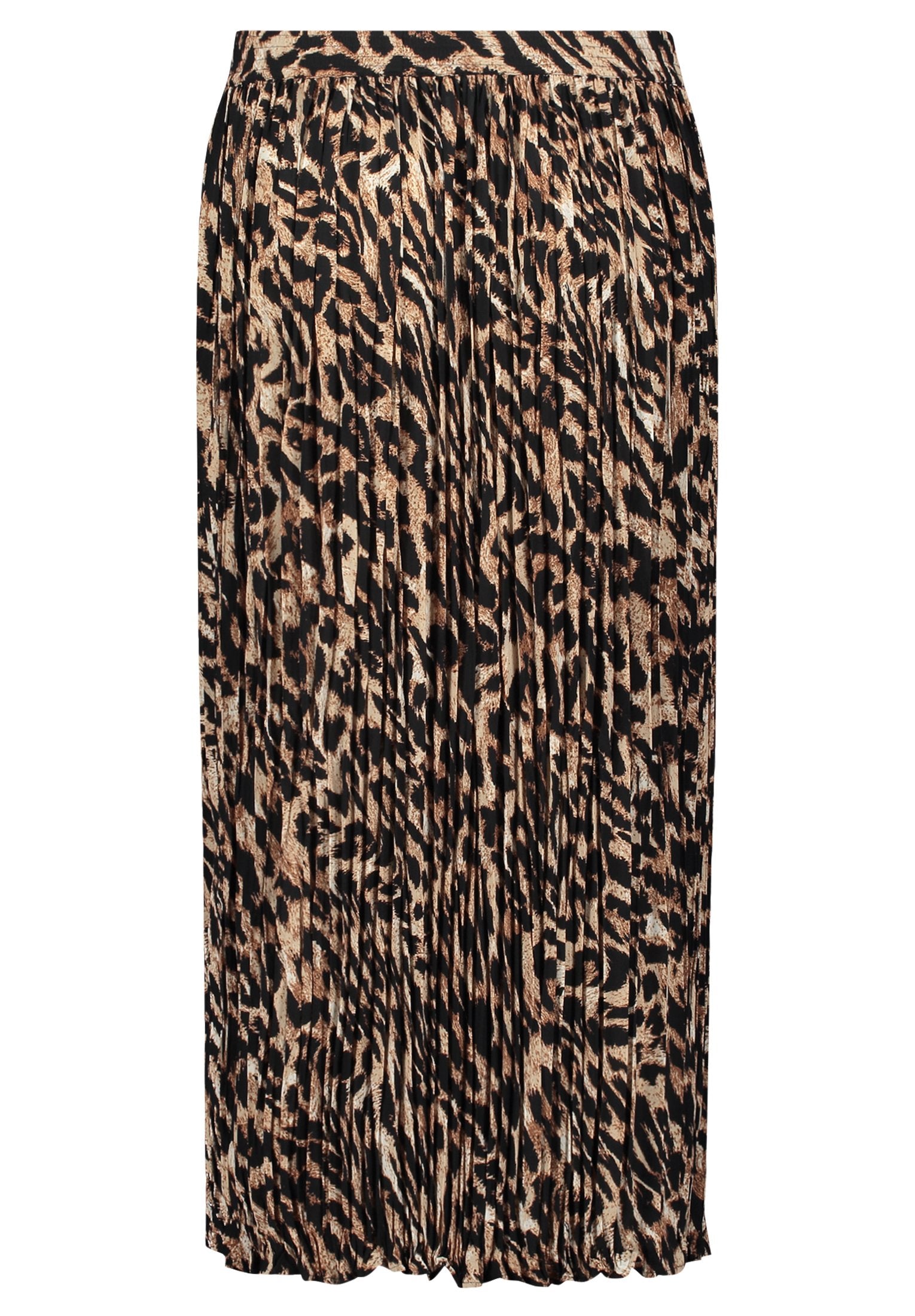Plisseerock (Black/beige)