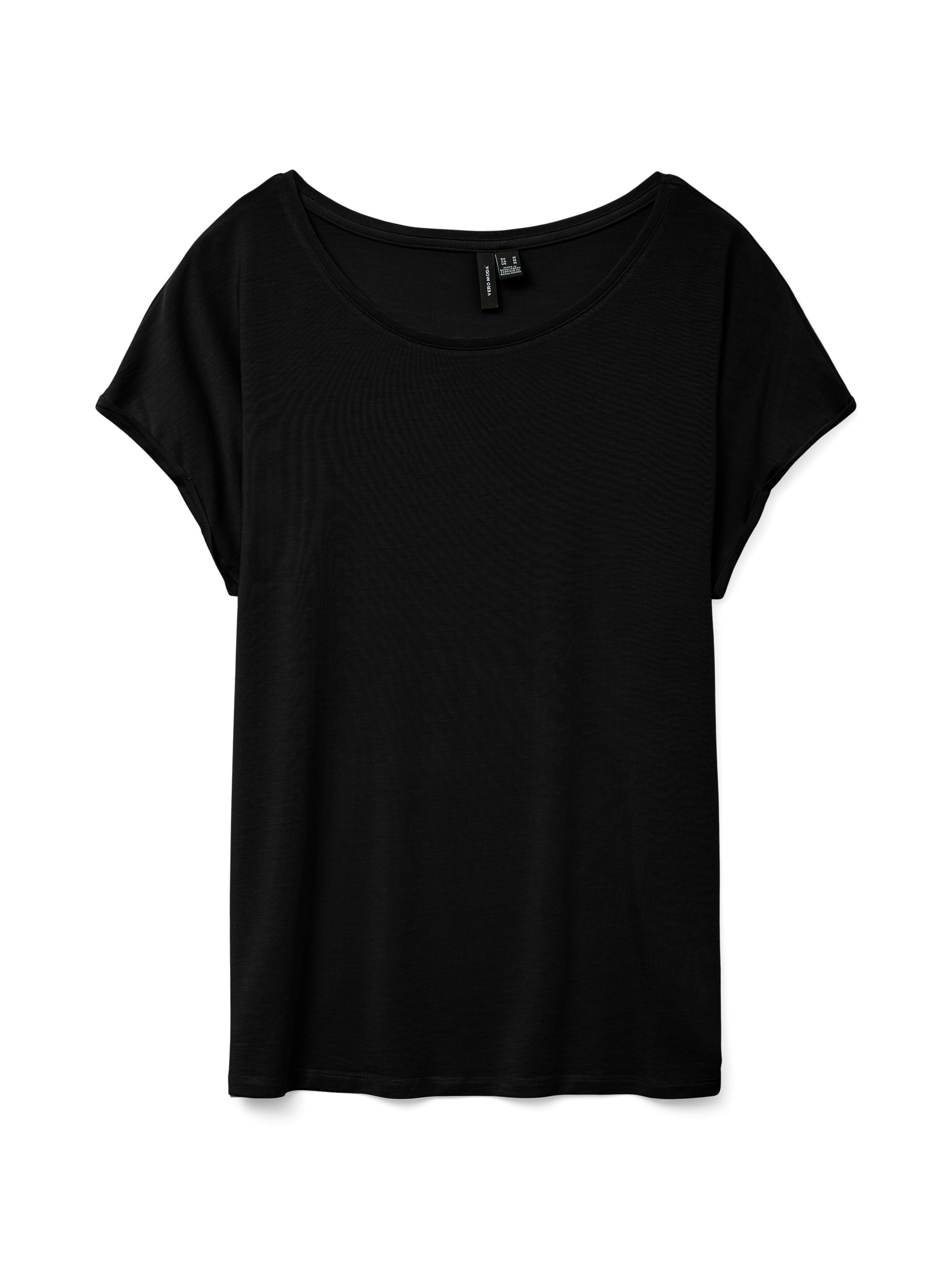 Vmava Plain Ss Top Jrs Noos (Black)