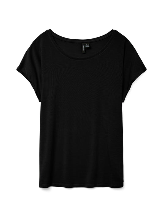 Vmava Plain Ss Top Jrs Noos (Black)