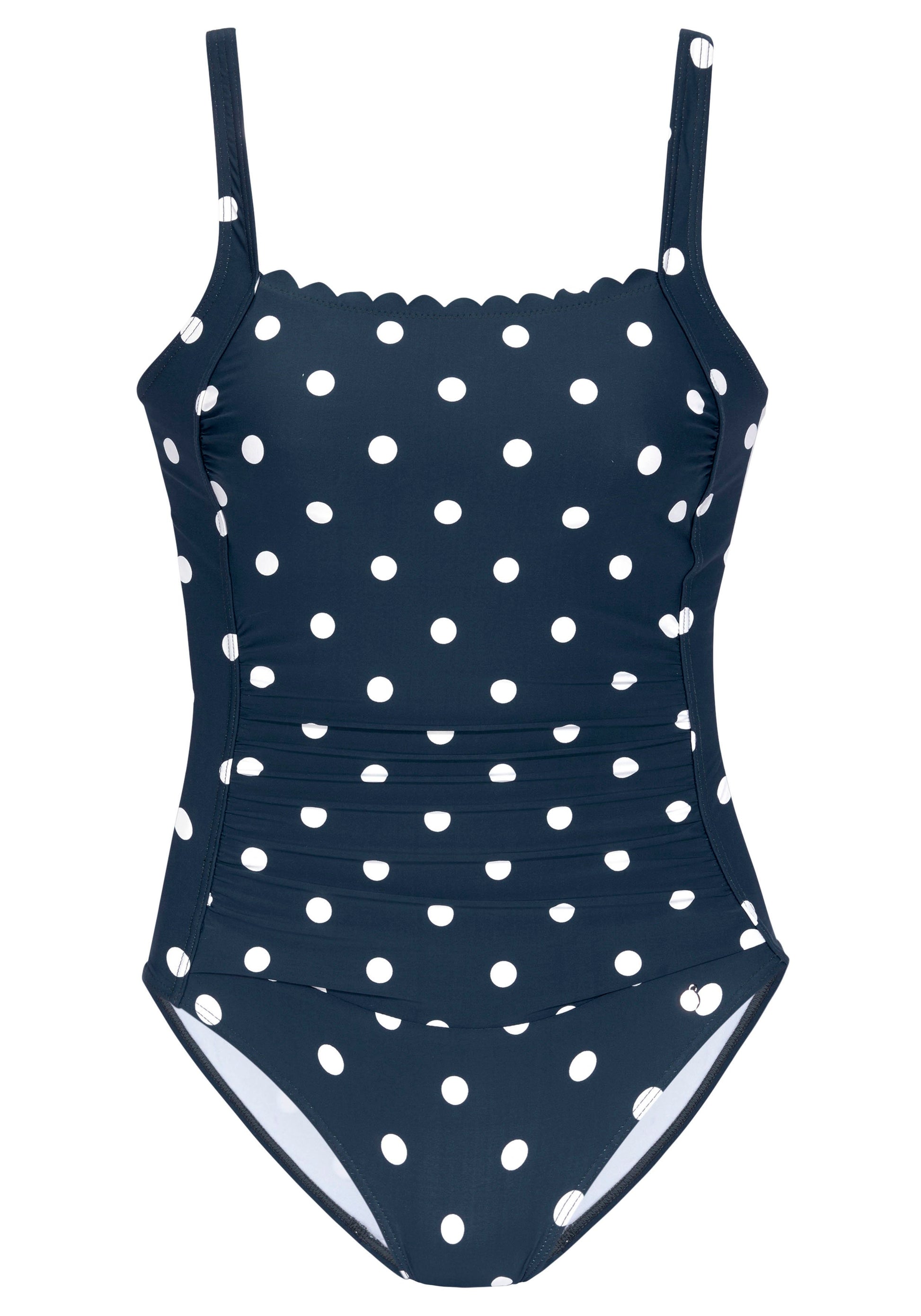 LASCANA Badeanzug (Navy-white)