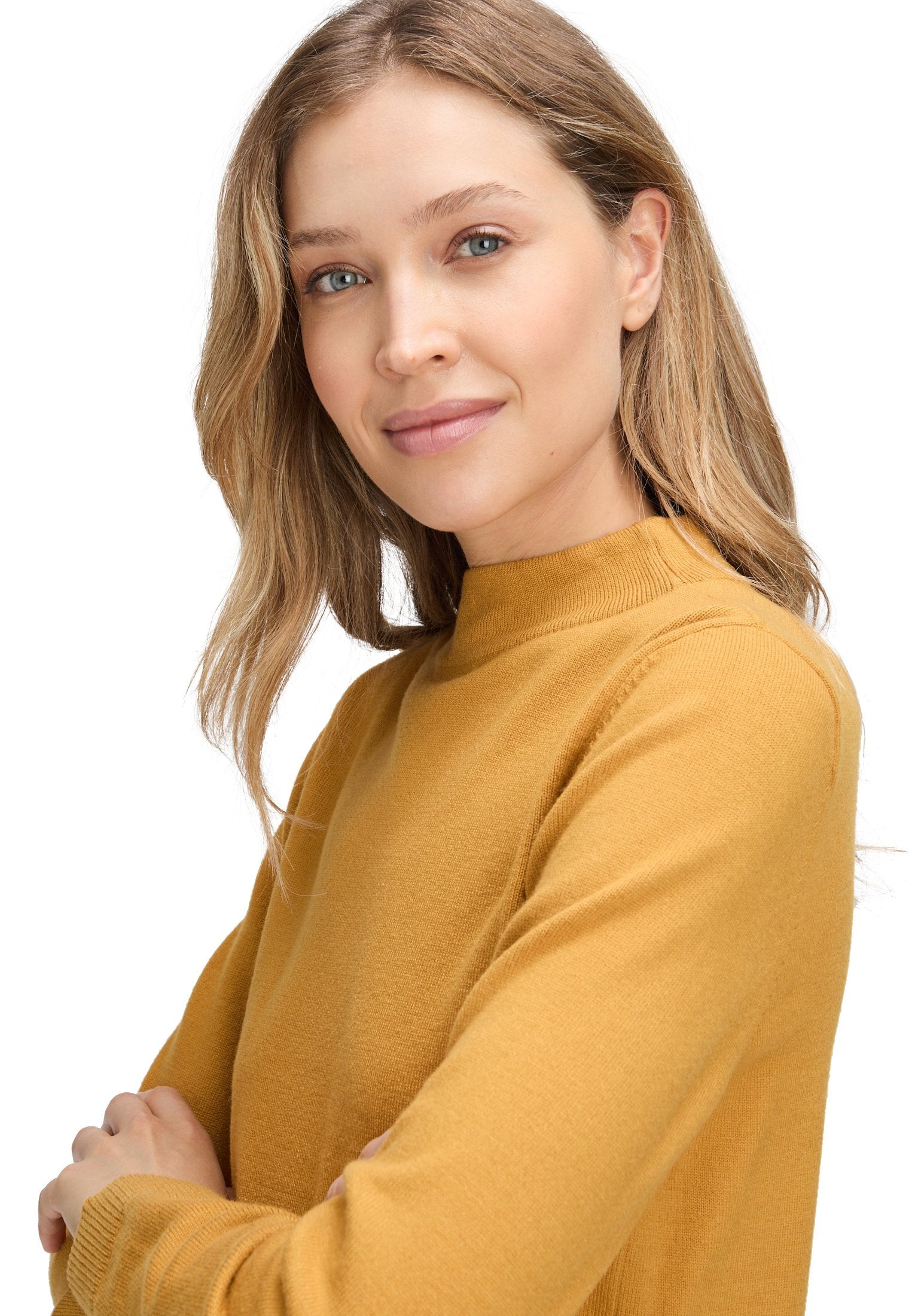 Basic-Strickpullover (Autumn Gold)