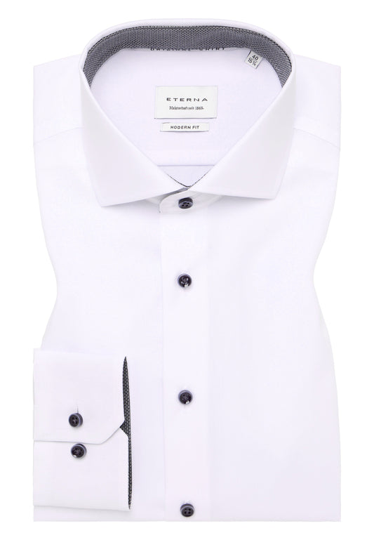 Original Shirt Popeline Langarm (Weiss)