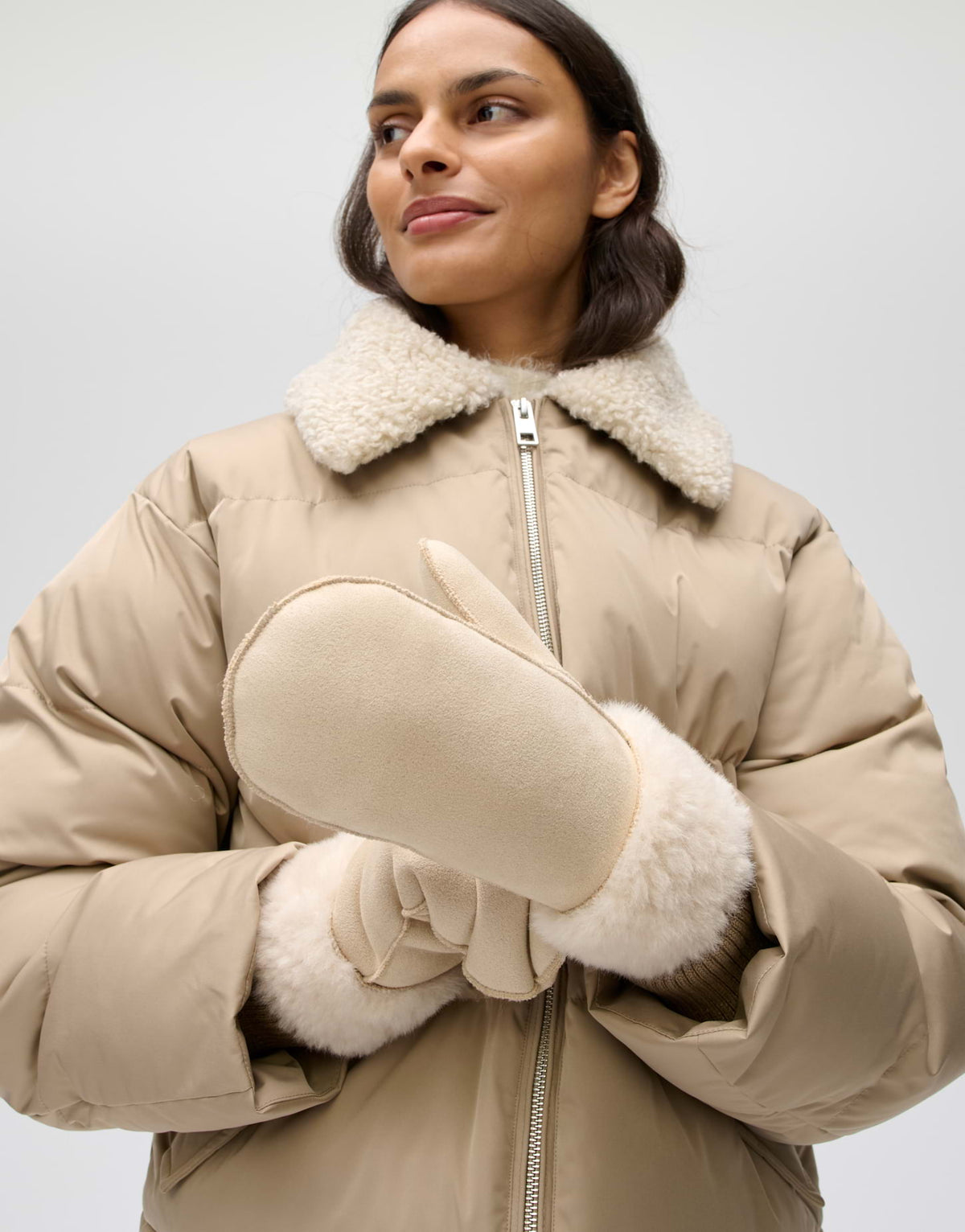 Acarly gloves (Macadamia)