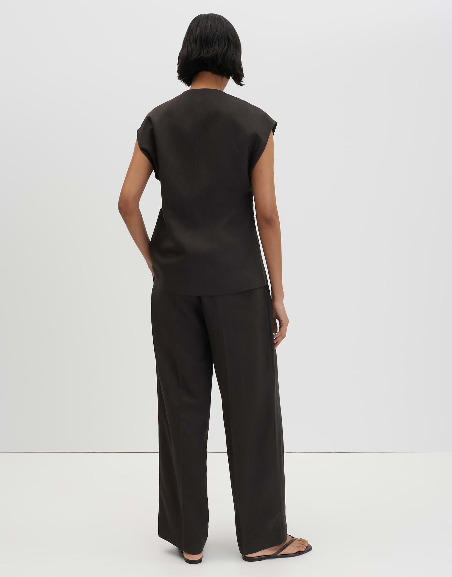 Cisilia linen (Dark Truffle)