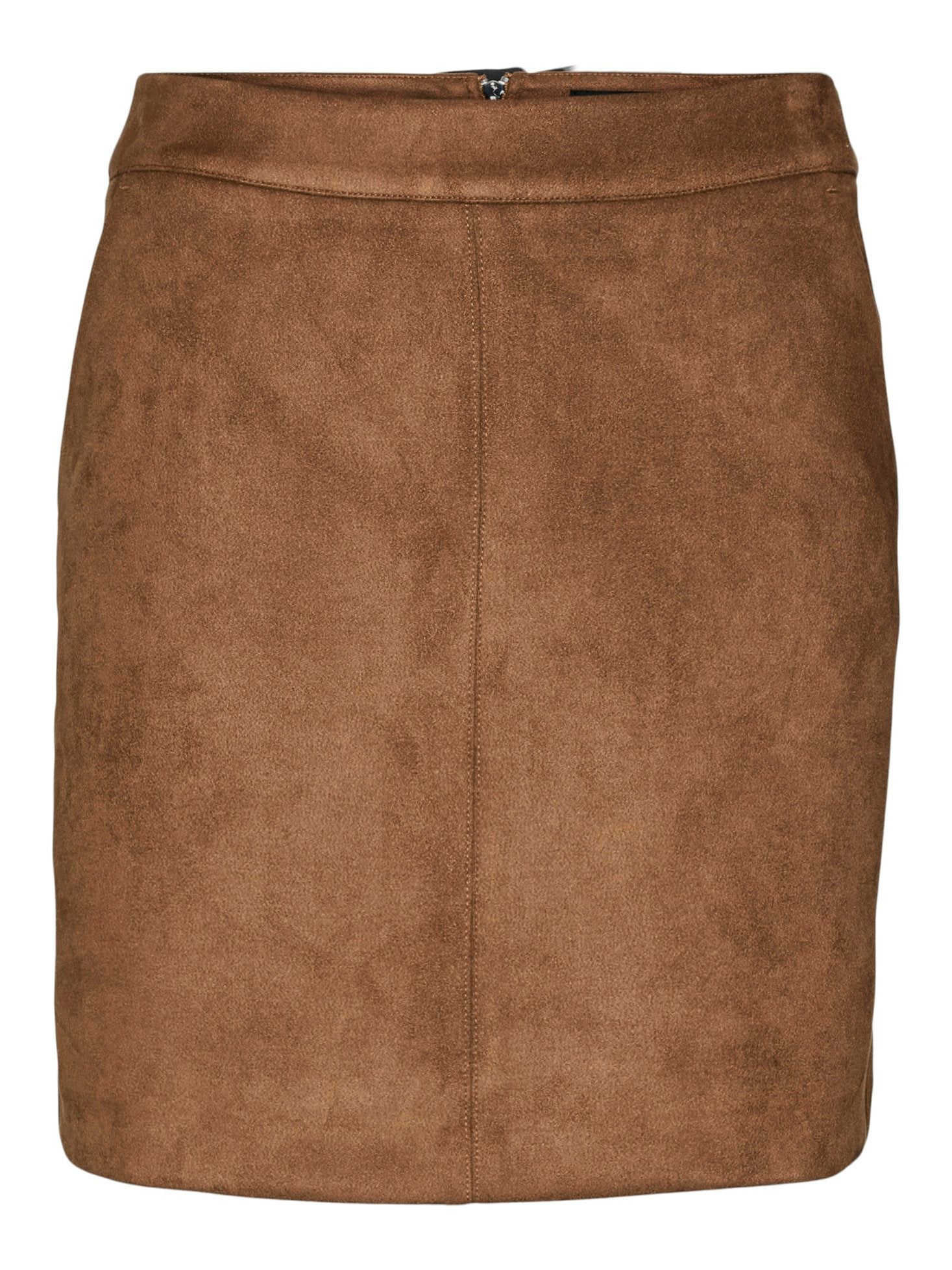 Vmdonnadina Fauxsuede Short Skirt Noos (Cognac)