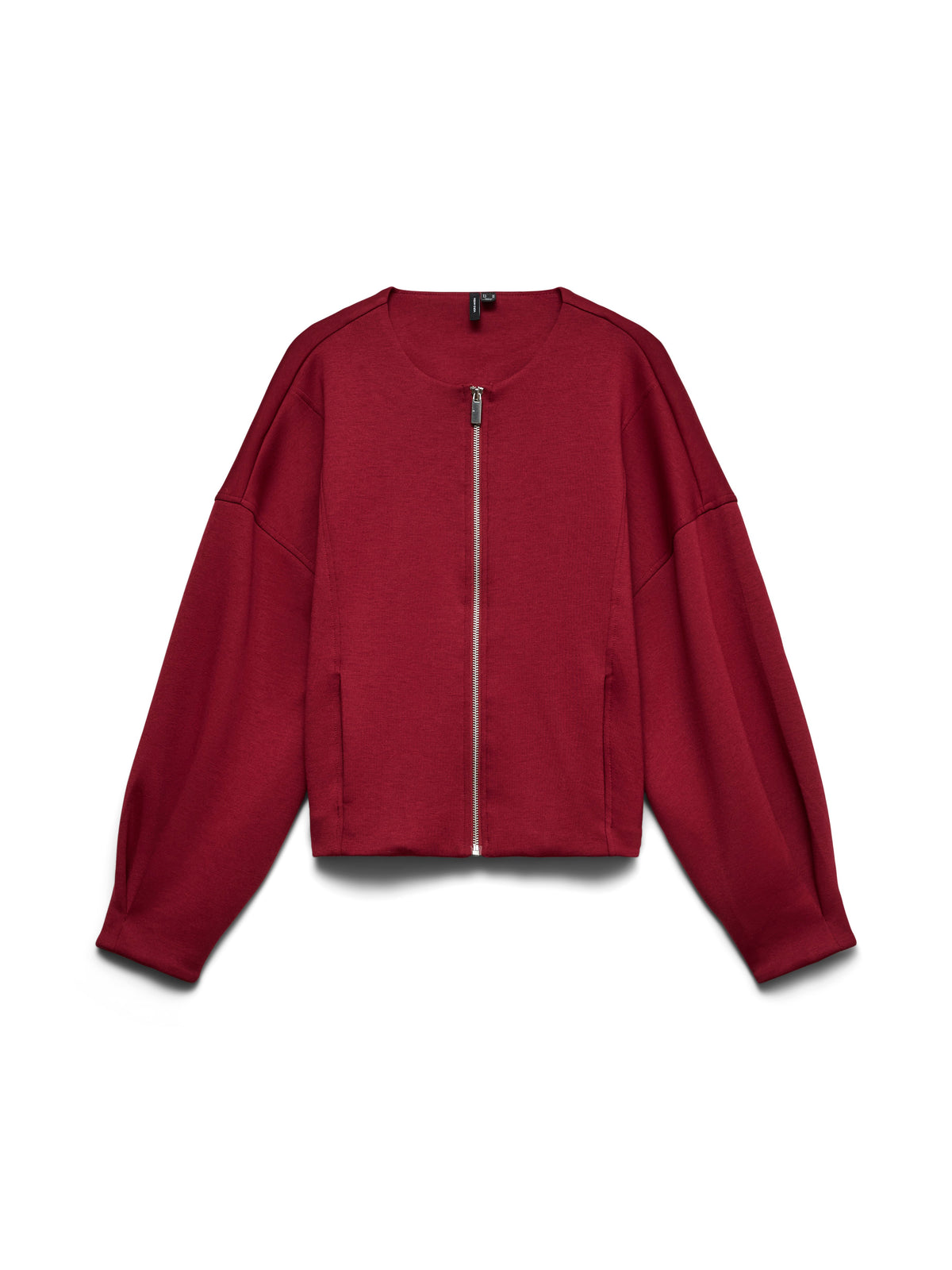 Vmuma Ls O-neck Zip Bomber Jrs (Biking Red)