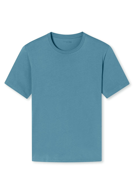 T-shirt Rundhals (Blaugrau)