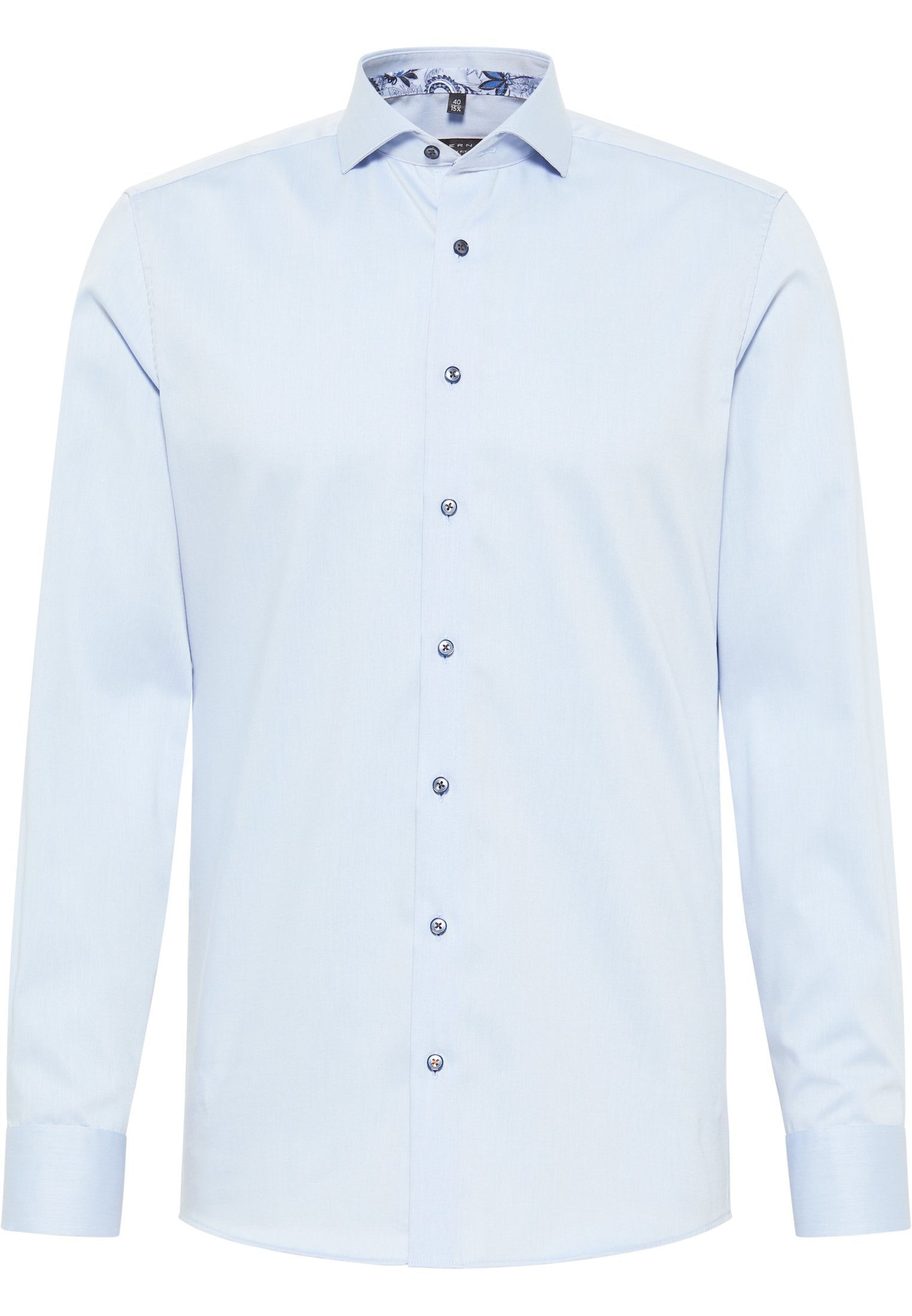 Hemd Twill Langarm (Blau)