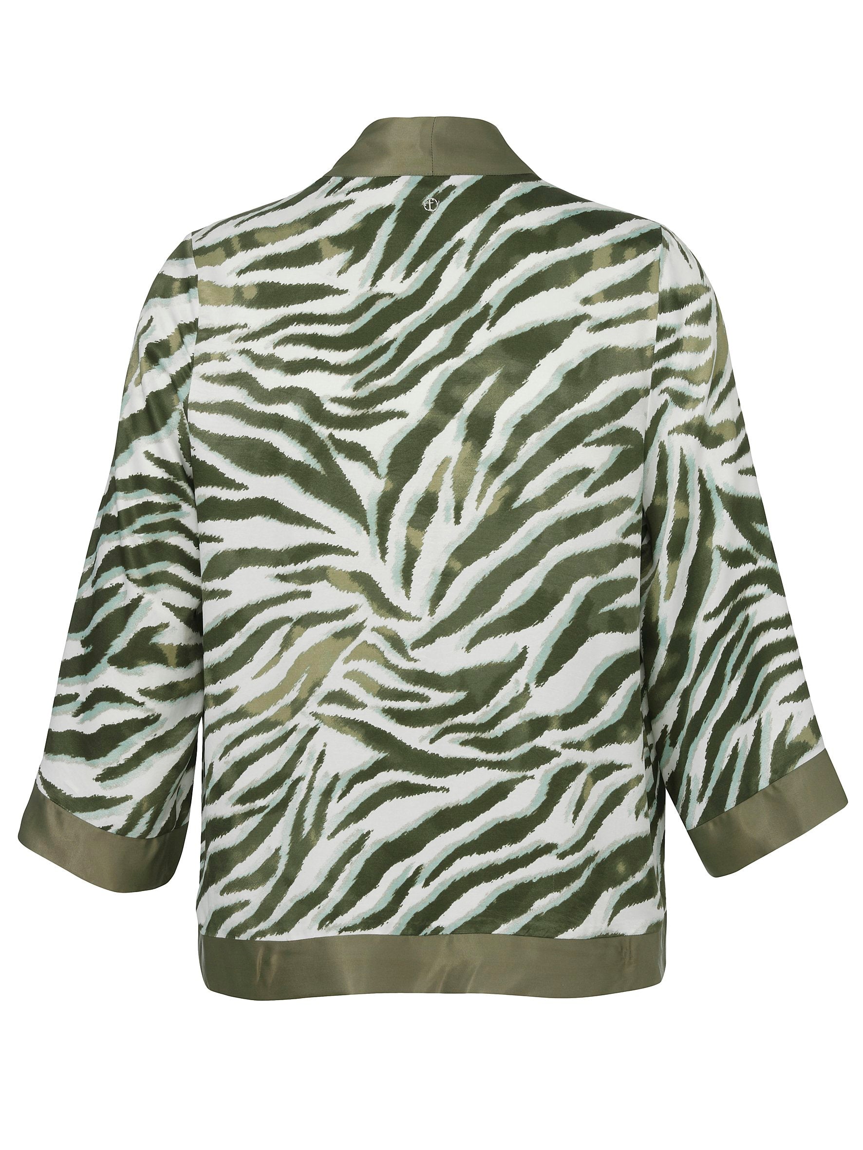 Jacke Offen 3/4 Arm Druck (Green Multicolor)