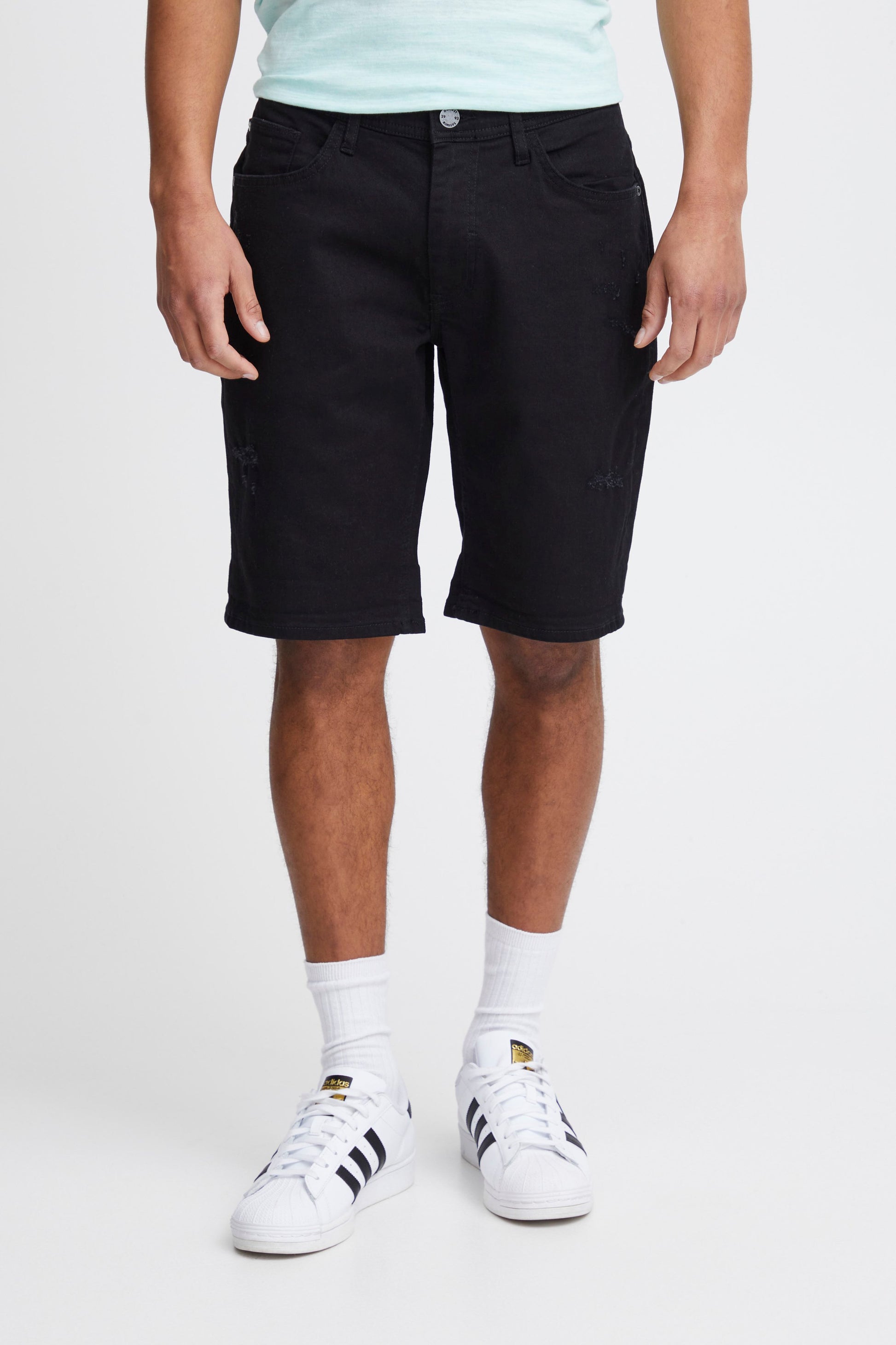 Denim shorts (Denim Black)