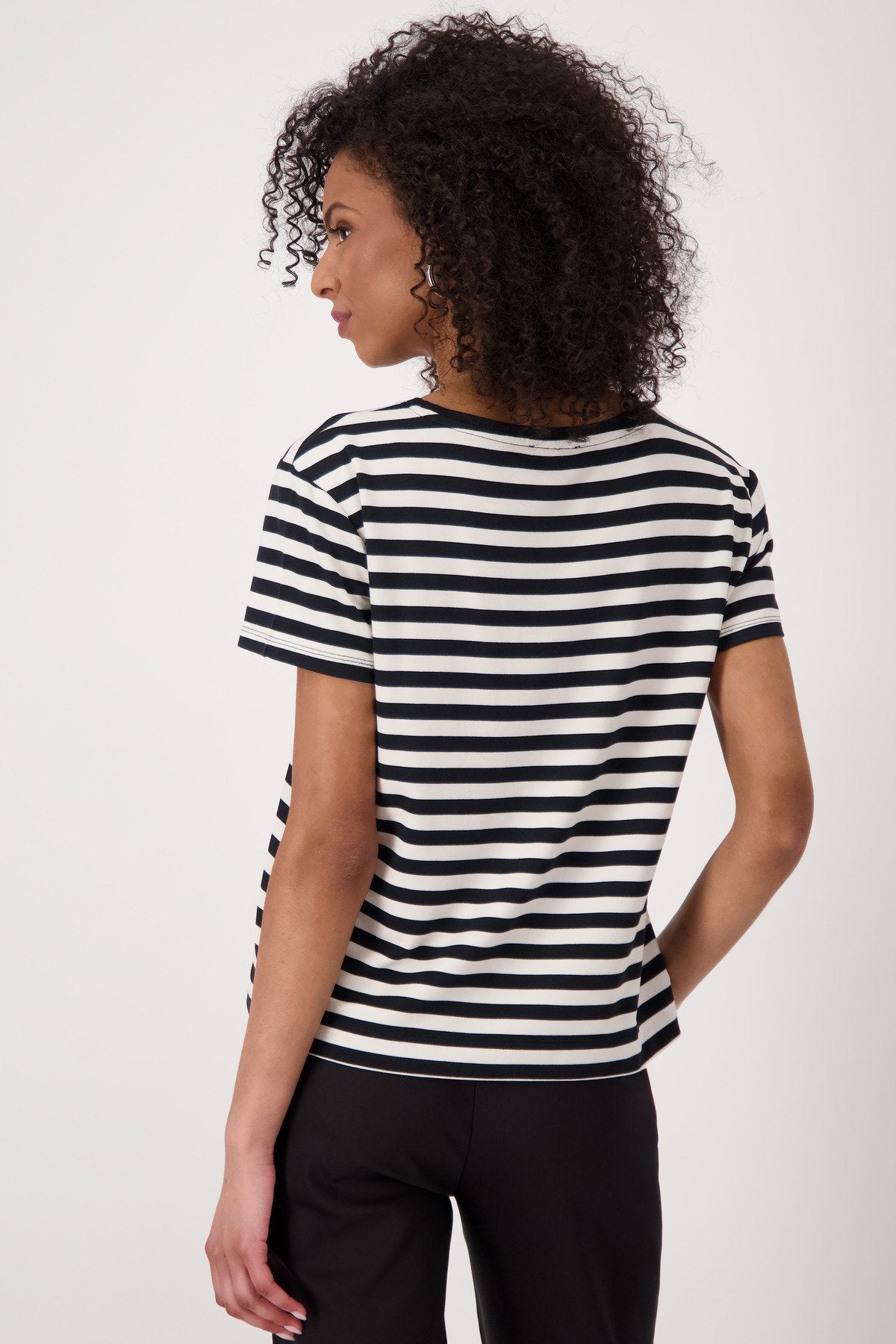 T-Shirt (Schwarz Ringel)