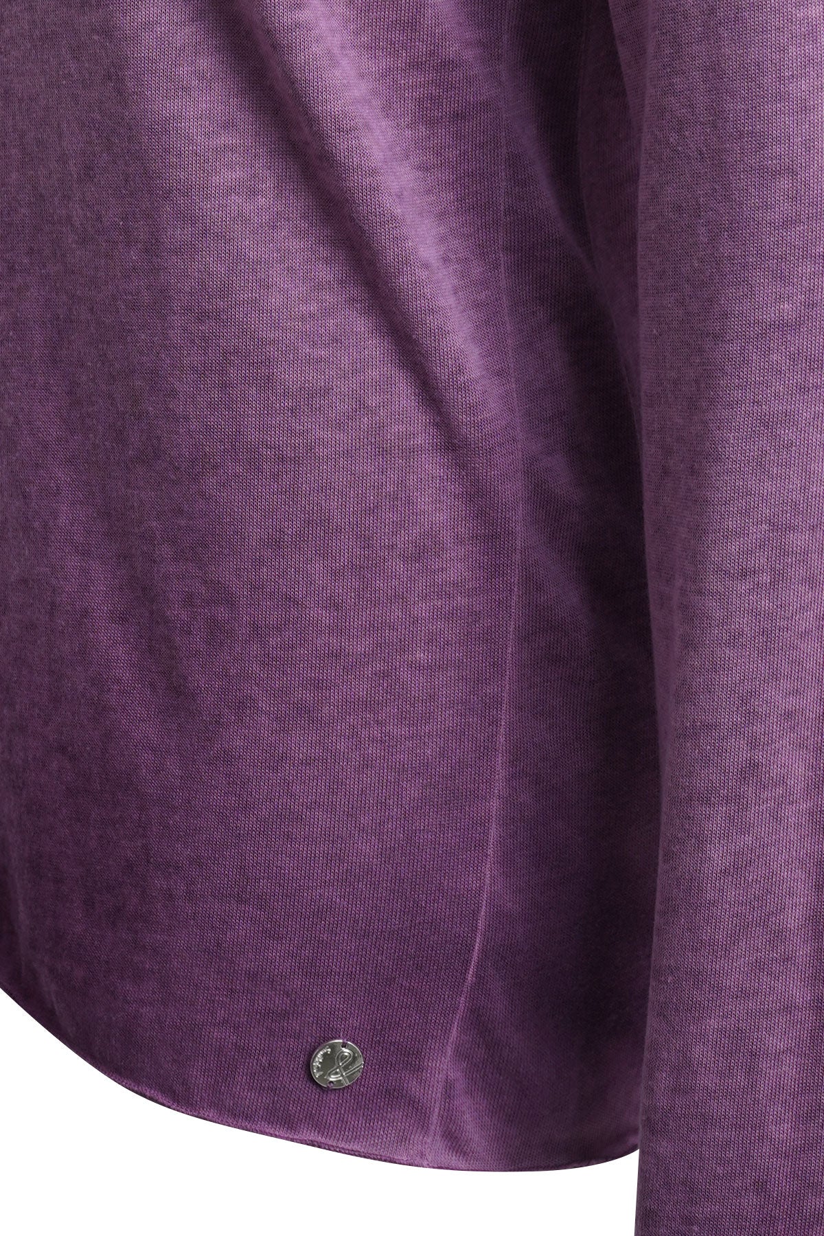 Basic Knit Pullover (Plum)