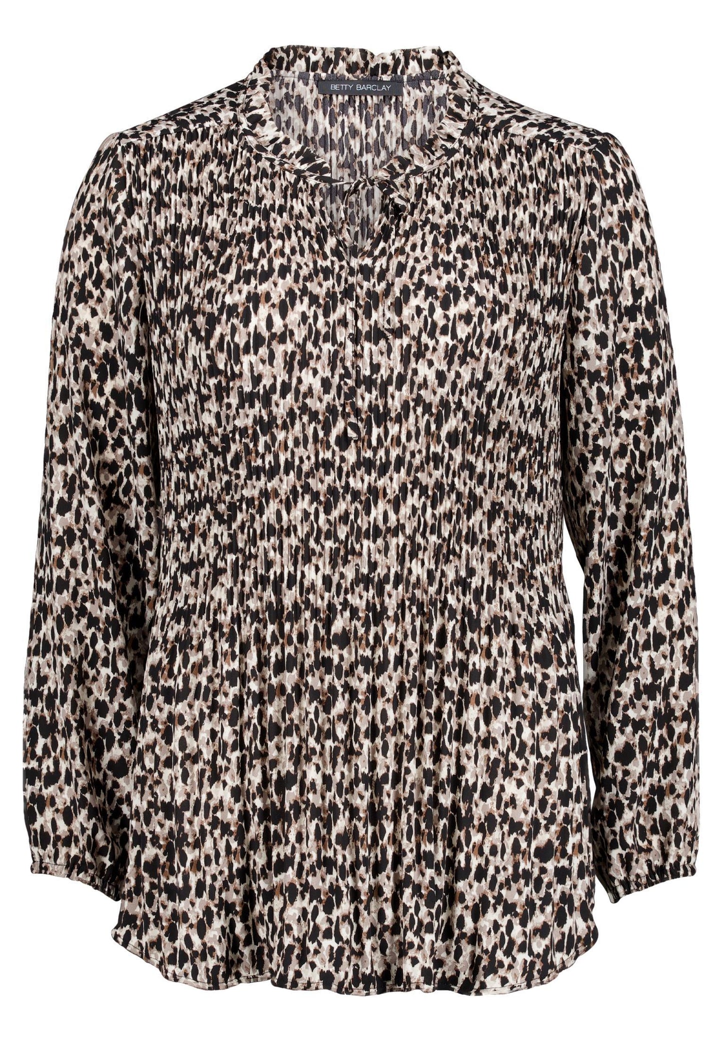 Schlupfbluse (Beige/black)