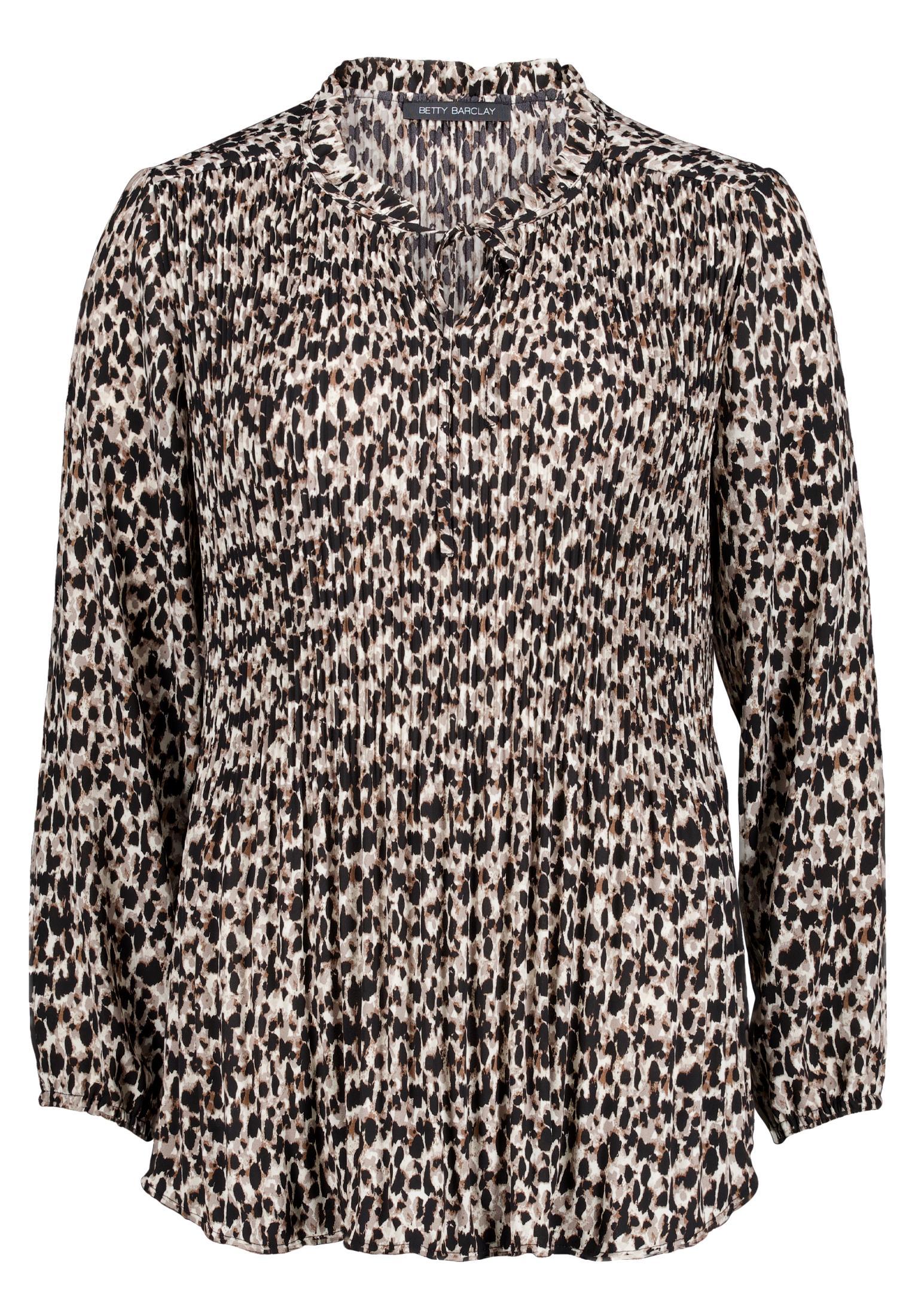 Schlupfbluse (Beige/black)