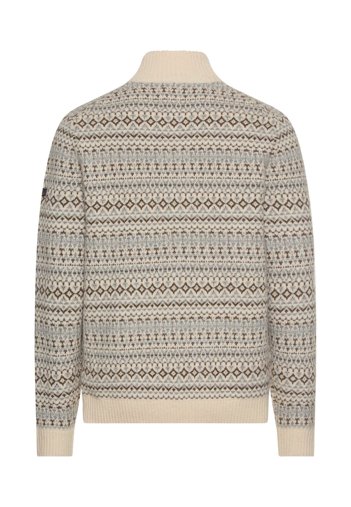 Strick-Troyer aus reiner Lammwolle (Oatmeal)