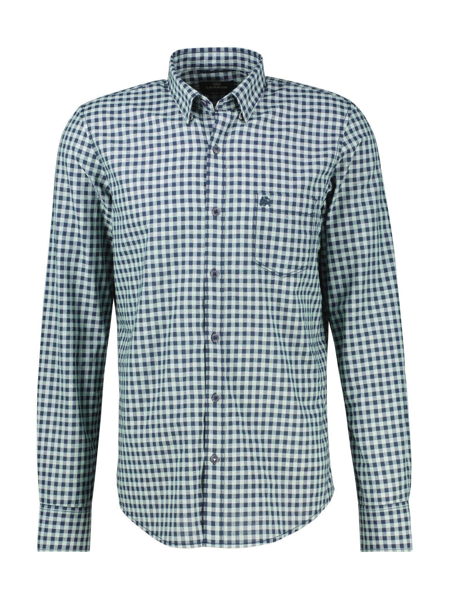 Button Down (Misty Blue)