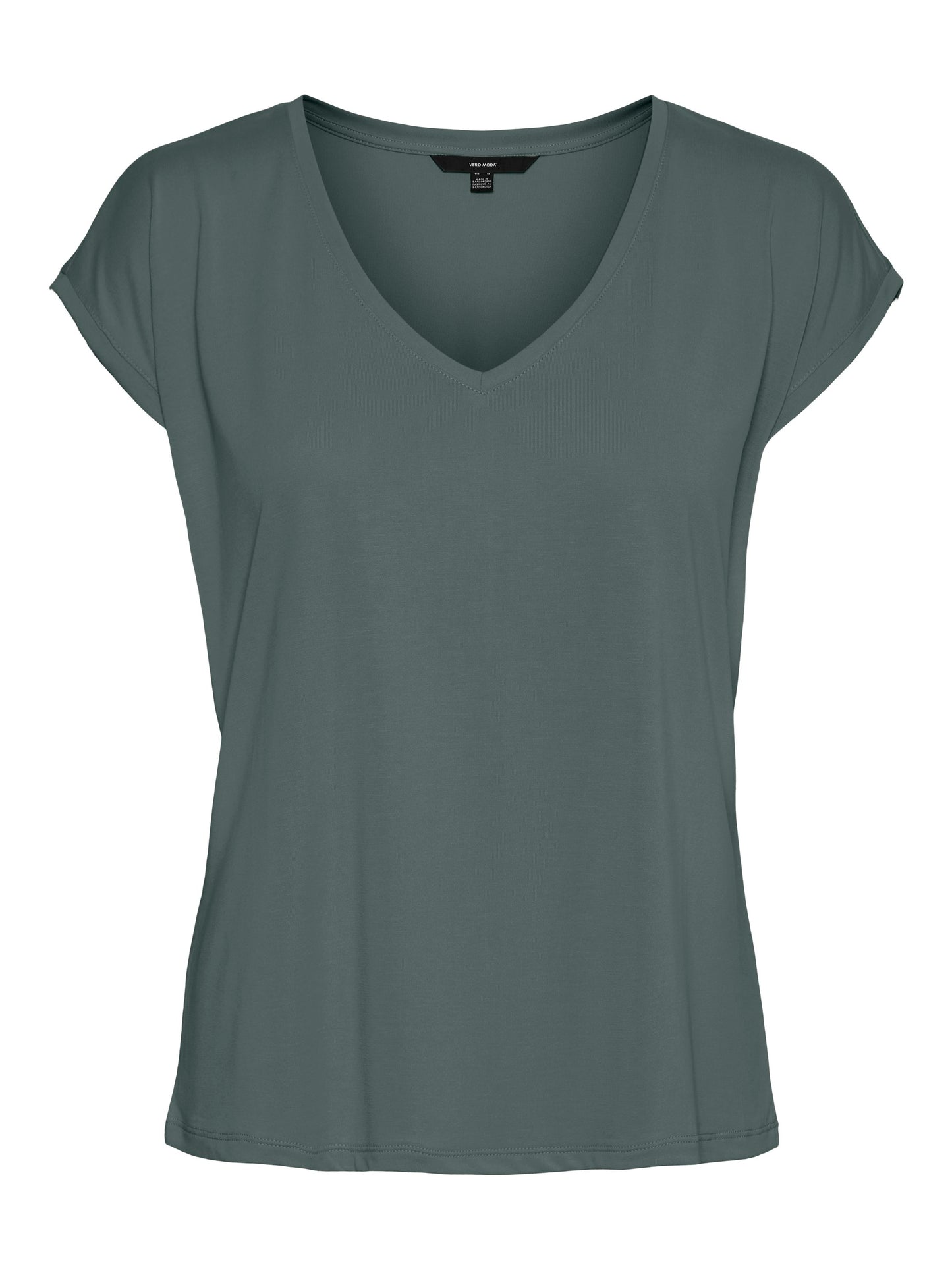 Vmfilli Ss V-neck Tee Noos (Balsam Green)