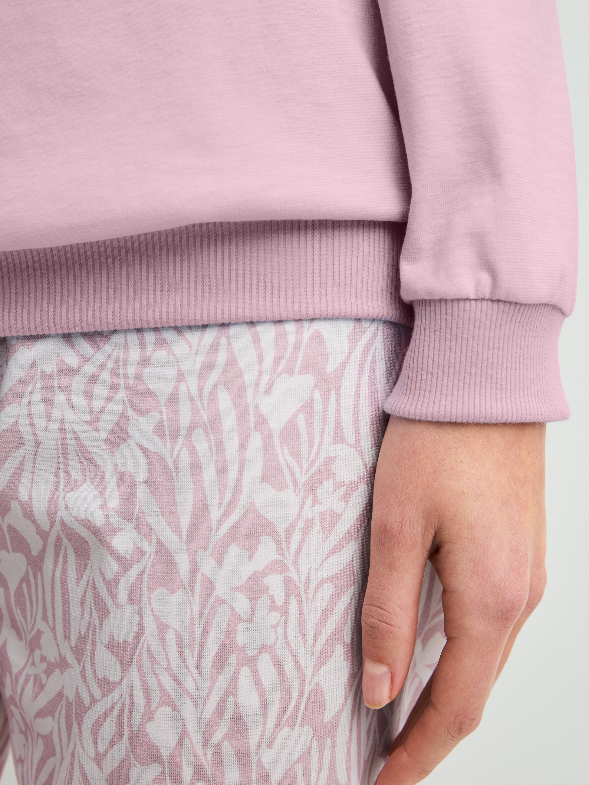 DAMEN Pyjama mit Bündchen (Fragrant Lilac)
