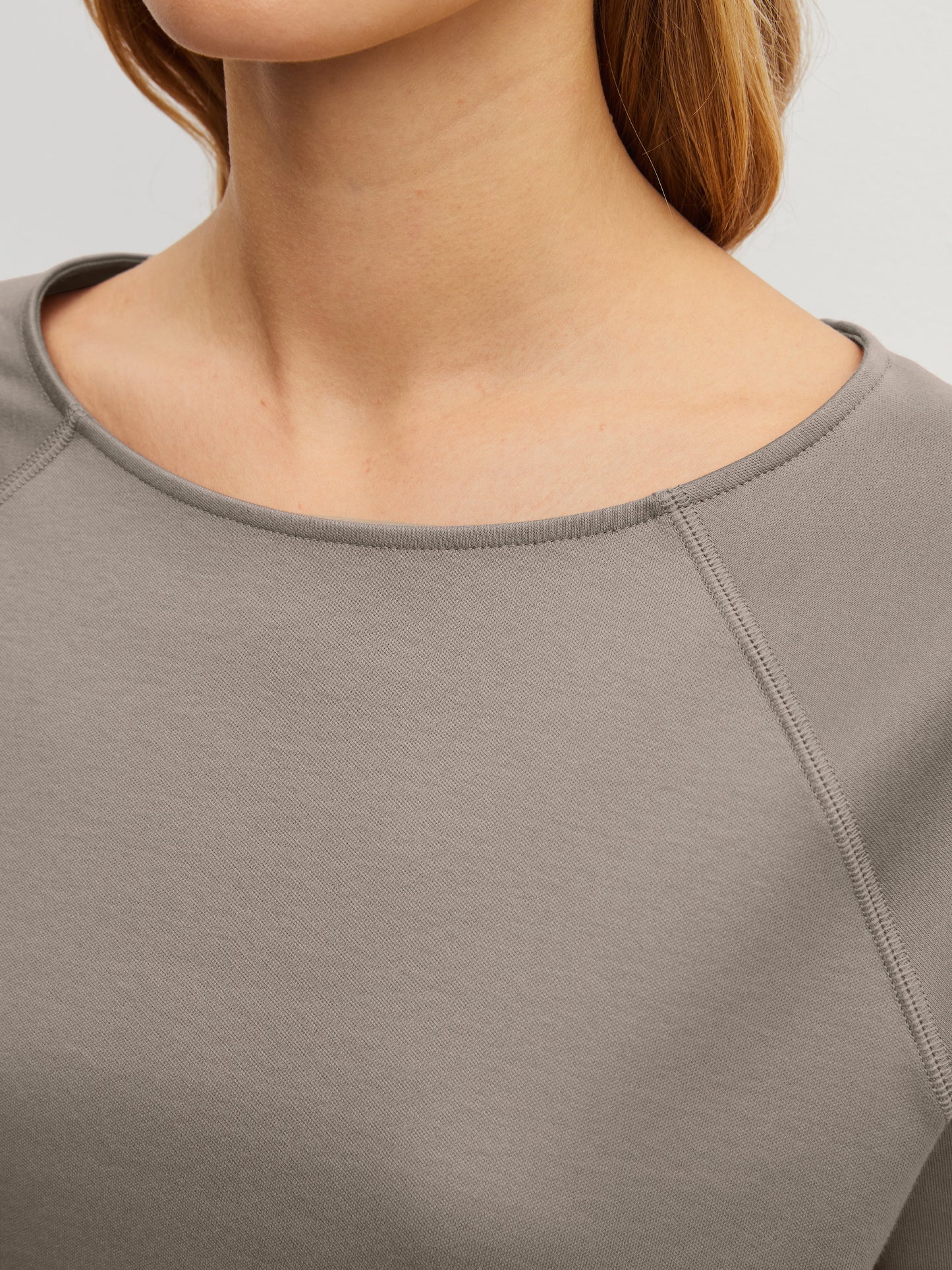 DAMEN Shirt langarm (Truffle Mousse)