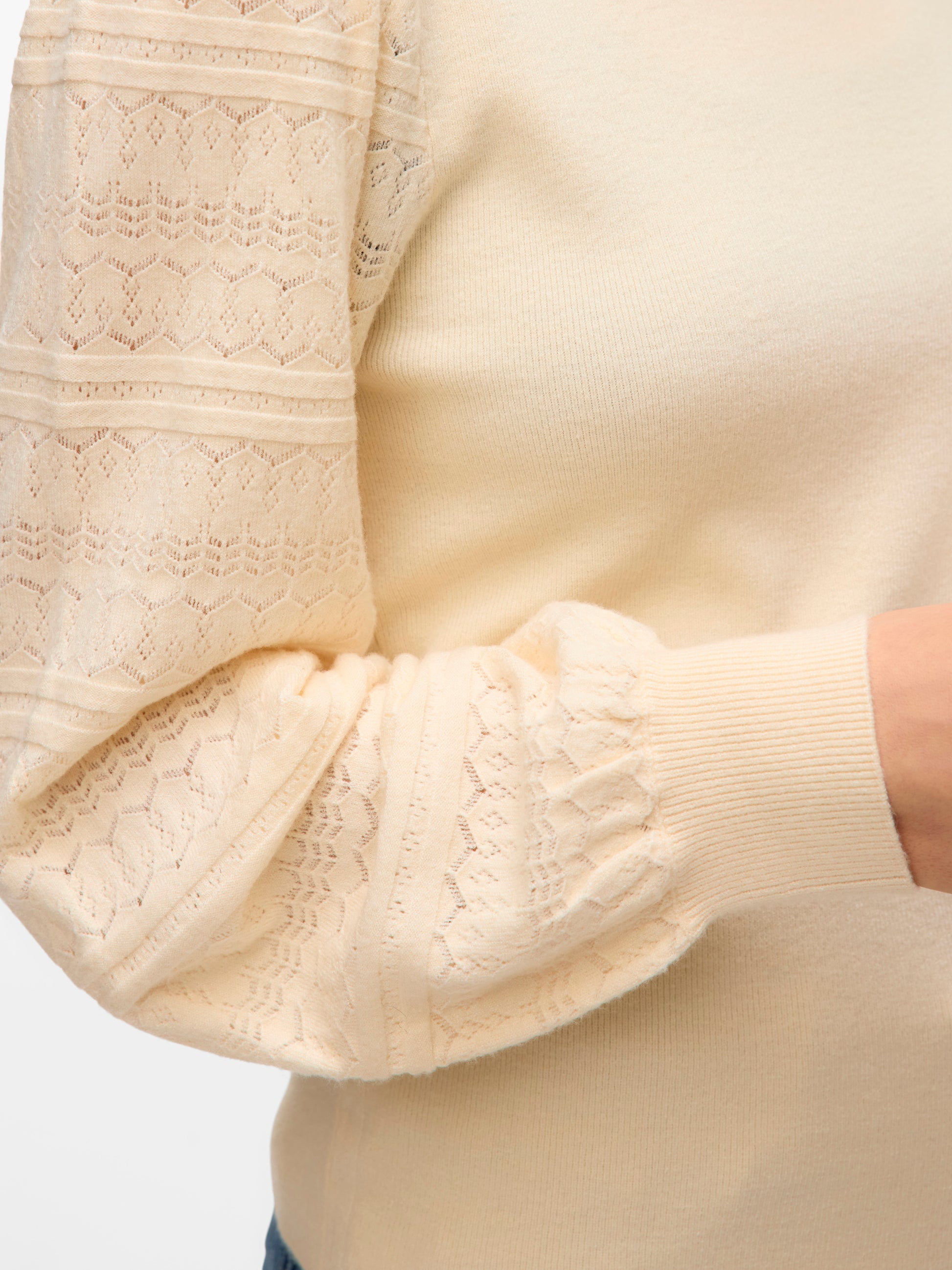 Vmnewlimone Ls Highneck Pullover Boo (Birch)