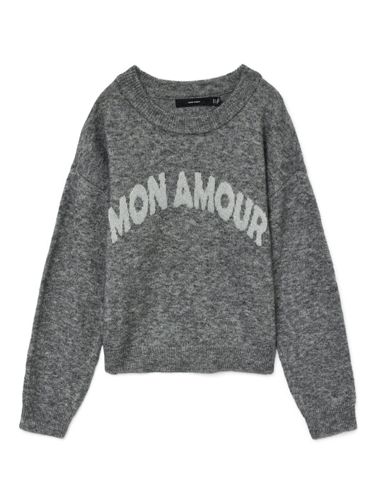 Vmamoremio Ls O-neck Pullover Boo (Medium Gre)