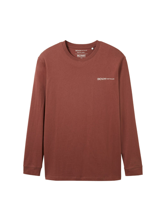 printed longsleeve (Russet Brown)