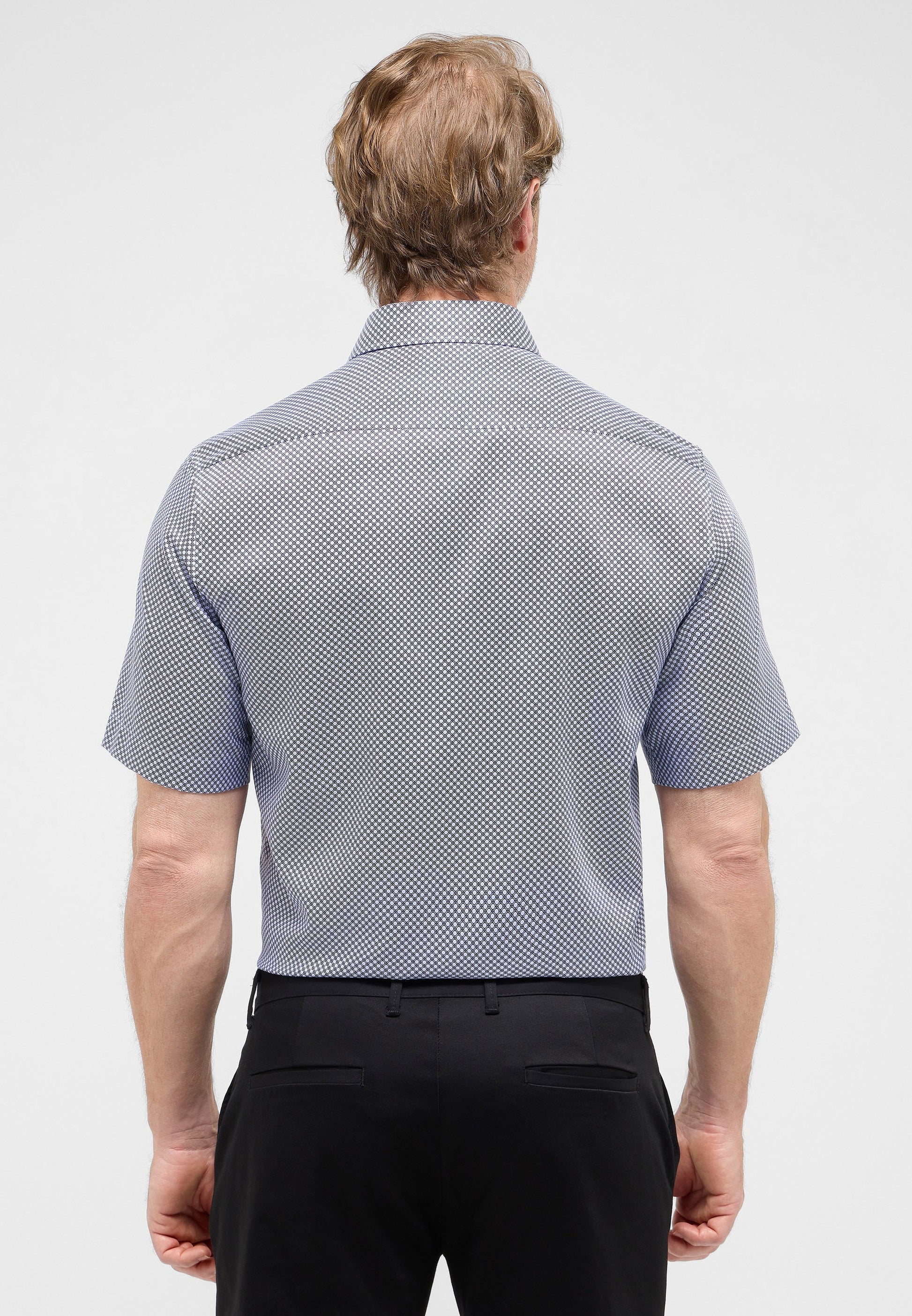 Hemd Twill Kurzarm (Blau)