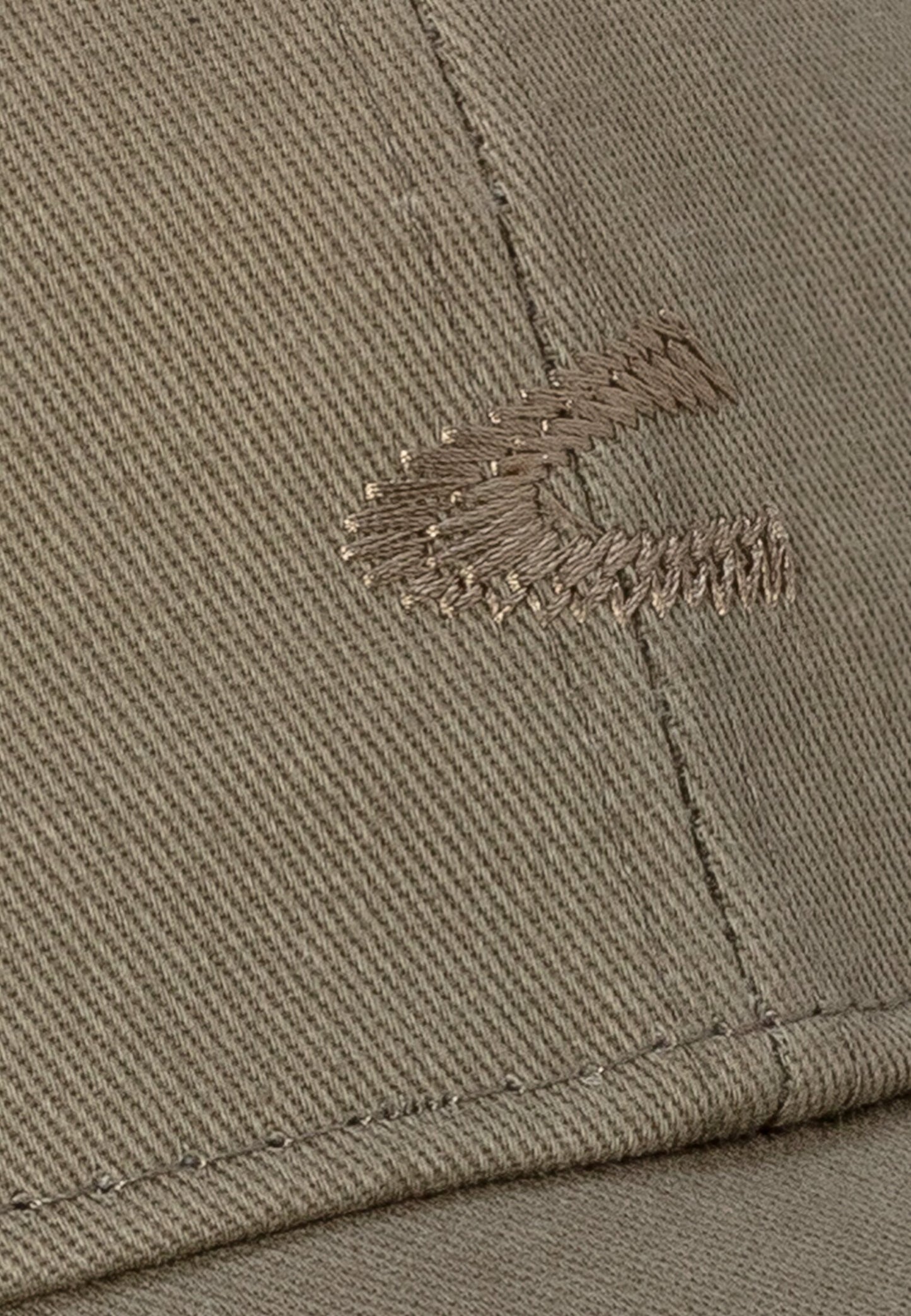 Cap aus Baumwolle mit verstellbaren Details (Khaki)