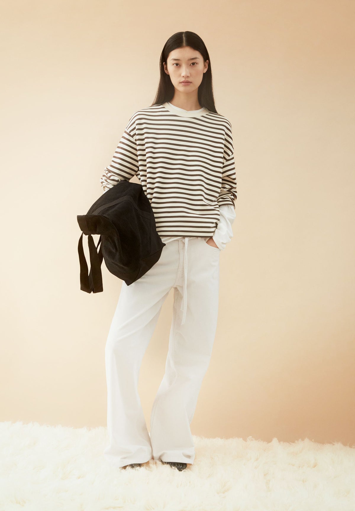 Frankaa Maarlen Stripe Sweat (Undyed-clayston)