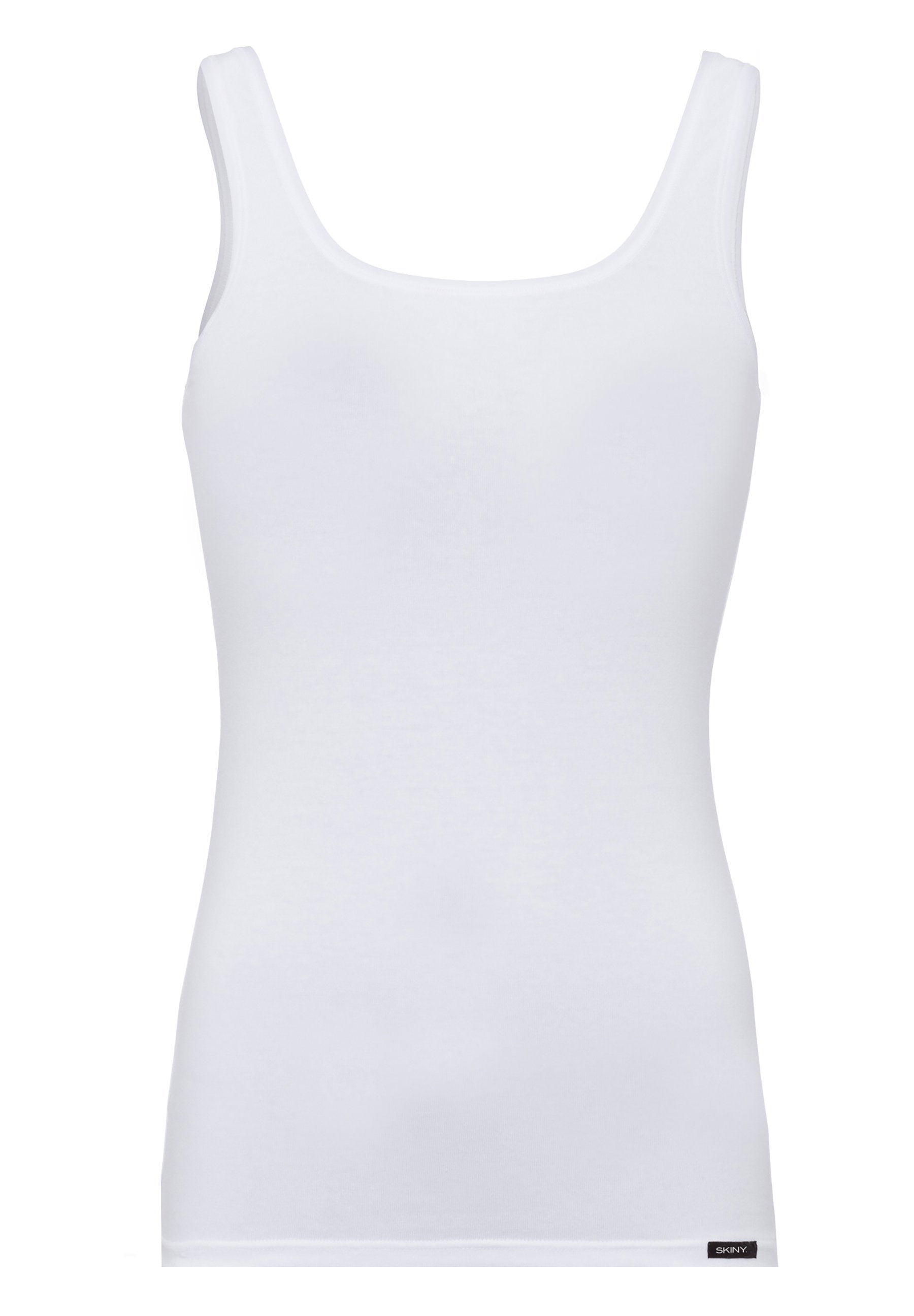 Skiny Damen Tanktop Doppelpack Cotton Advantage (White)