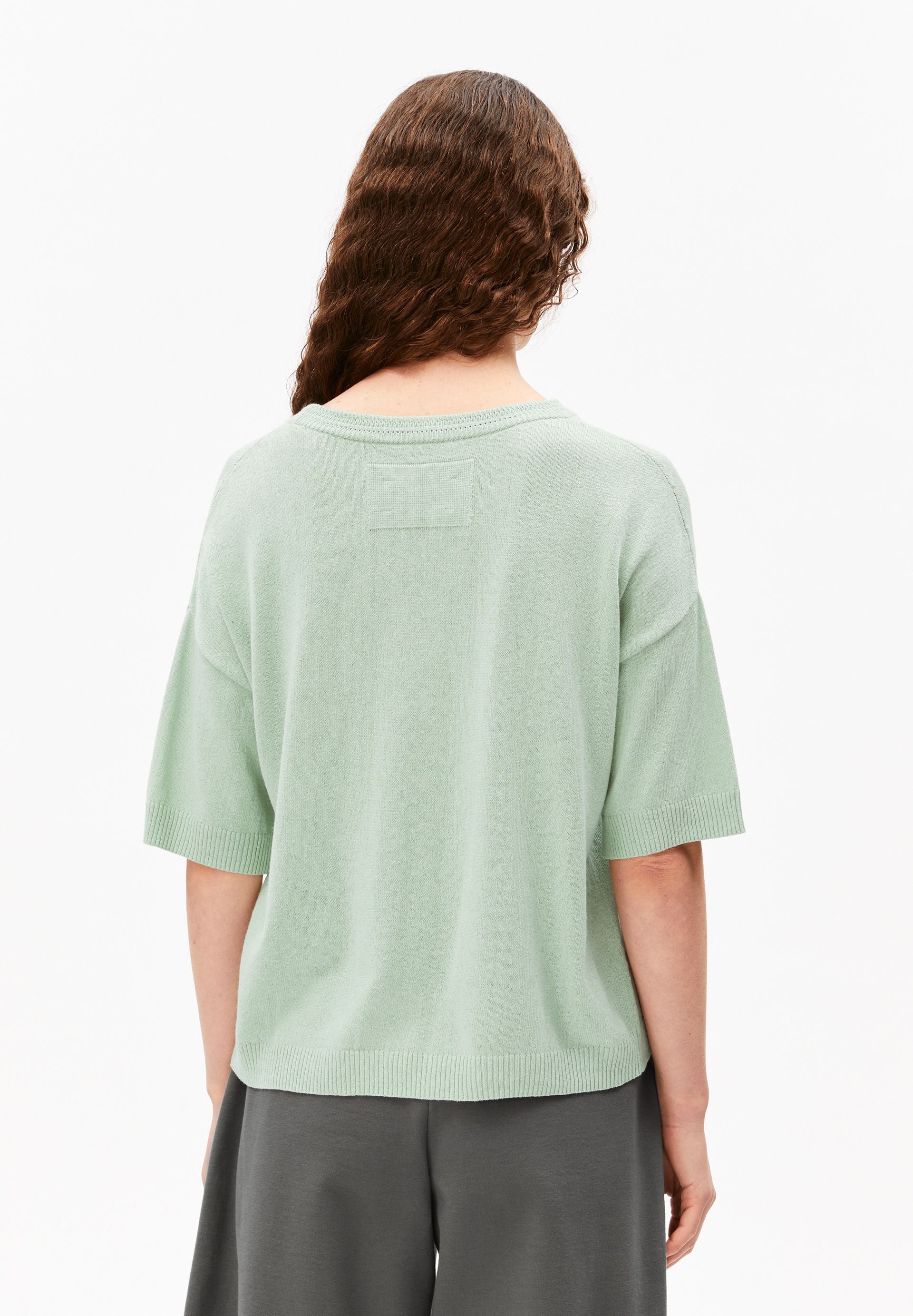 S Sl Linen Blend Knit Sweater (Foam)