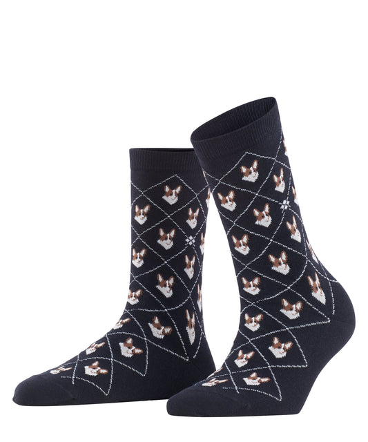 Burlington Corgi Damen Socken (Black)