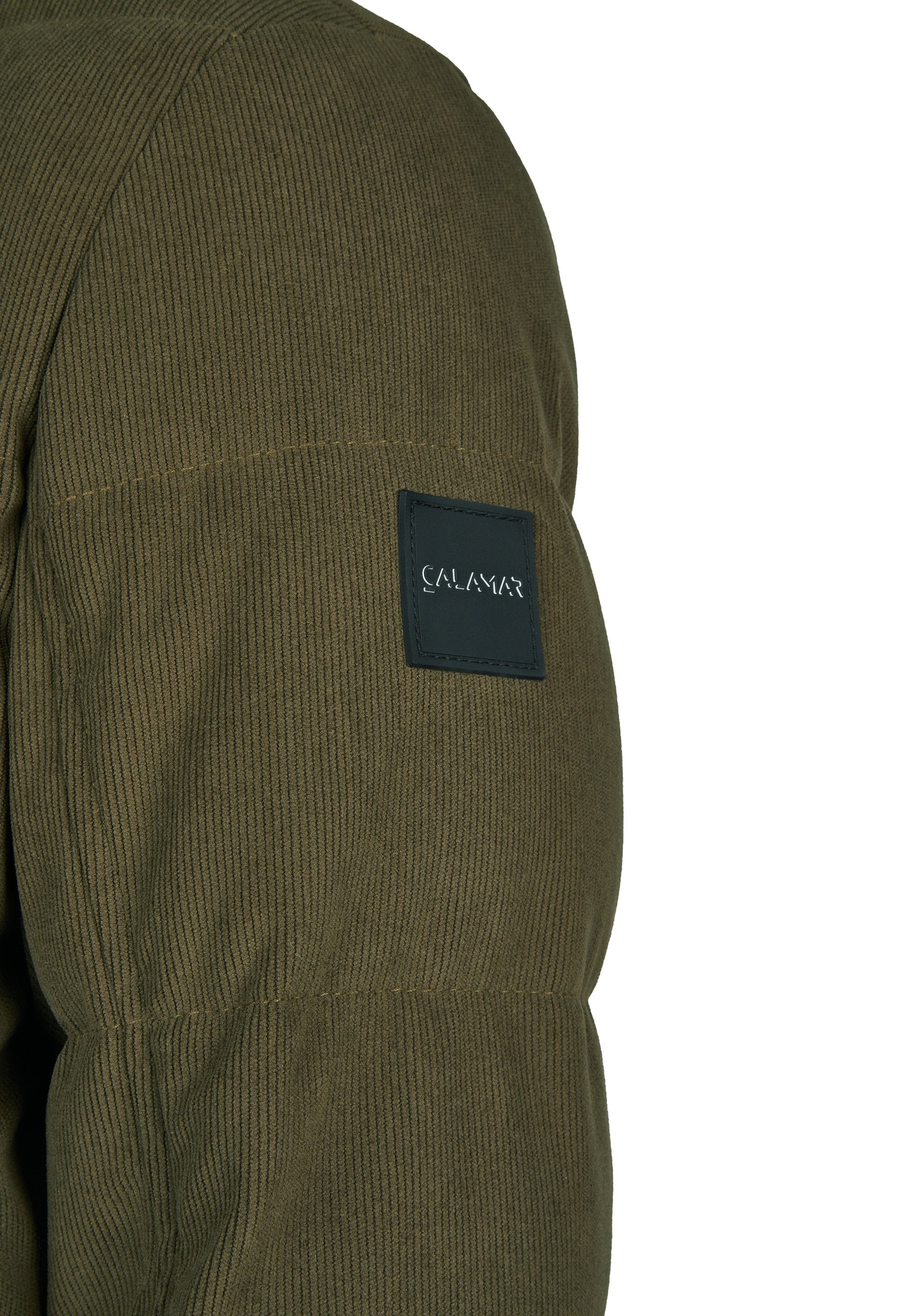 Winterjacke Cord (Green Olive)