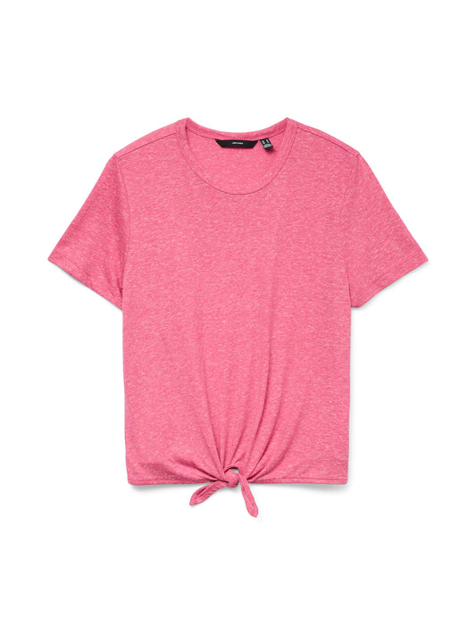 Vmhanna Ss Crop Tie Top Jrs Ga (Cabaret)