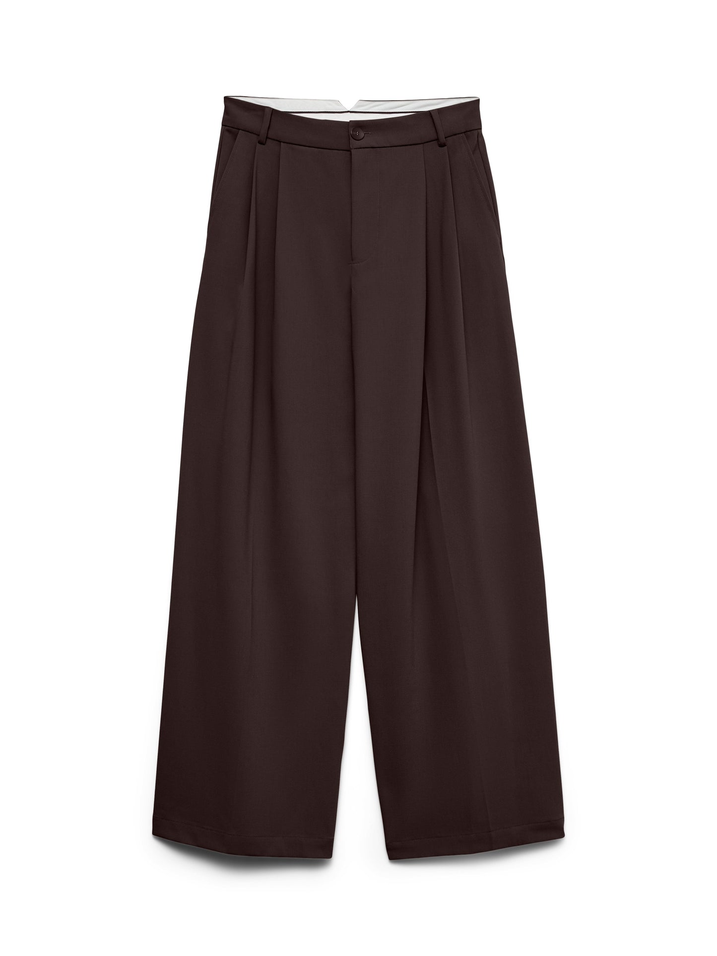 Vmstella Mw Wide Pleat Pant Noos (Chocolate Tor)