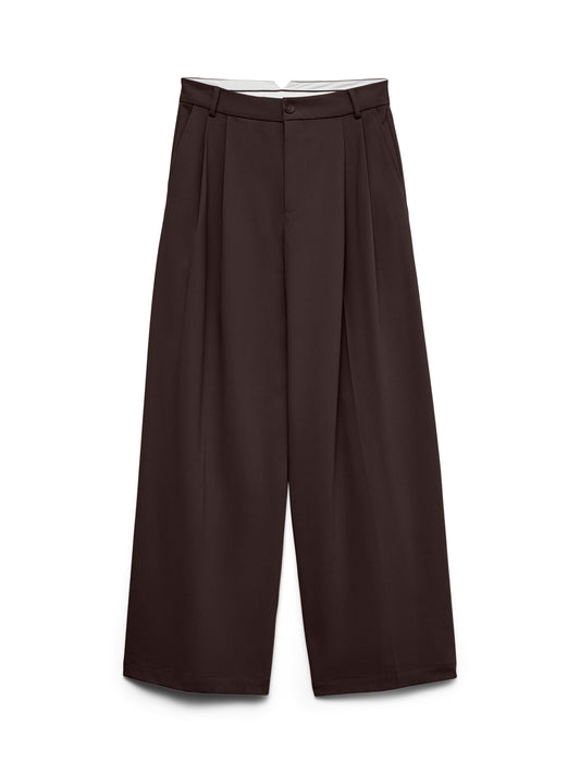 Vmstella Mw Wide Pleat Pant Noos (Chocolate Tor)