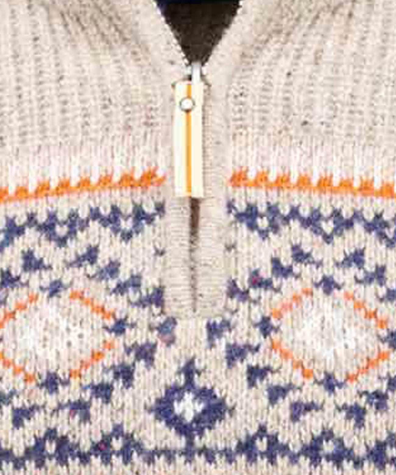 Woll-Pullover Jacquard (Leinen)