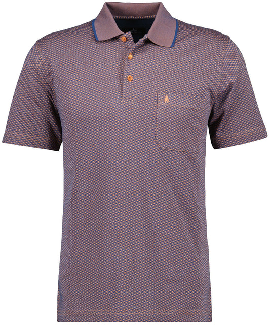 Softknit-Polo Jacquard (Terra)