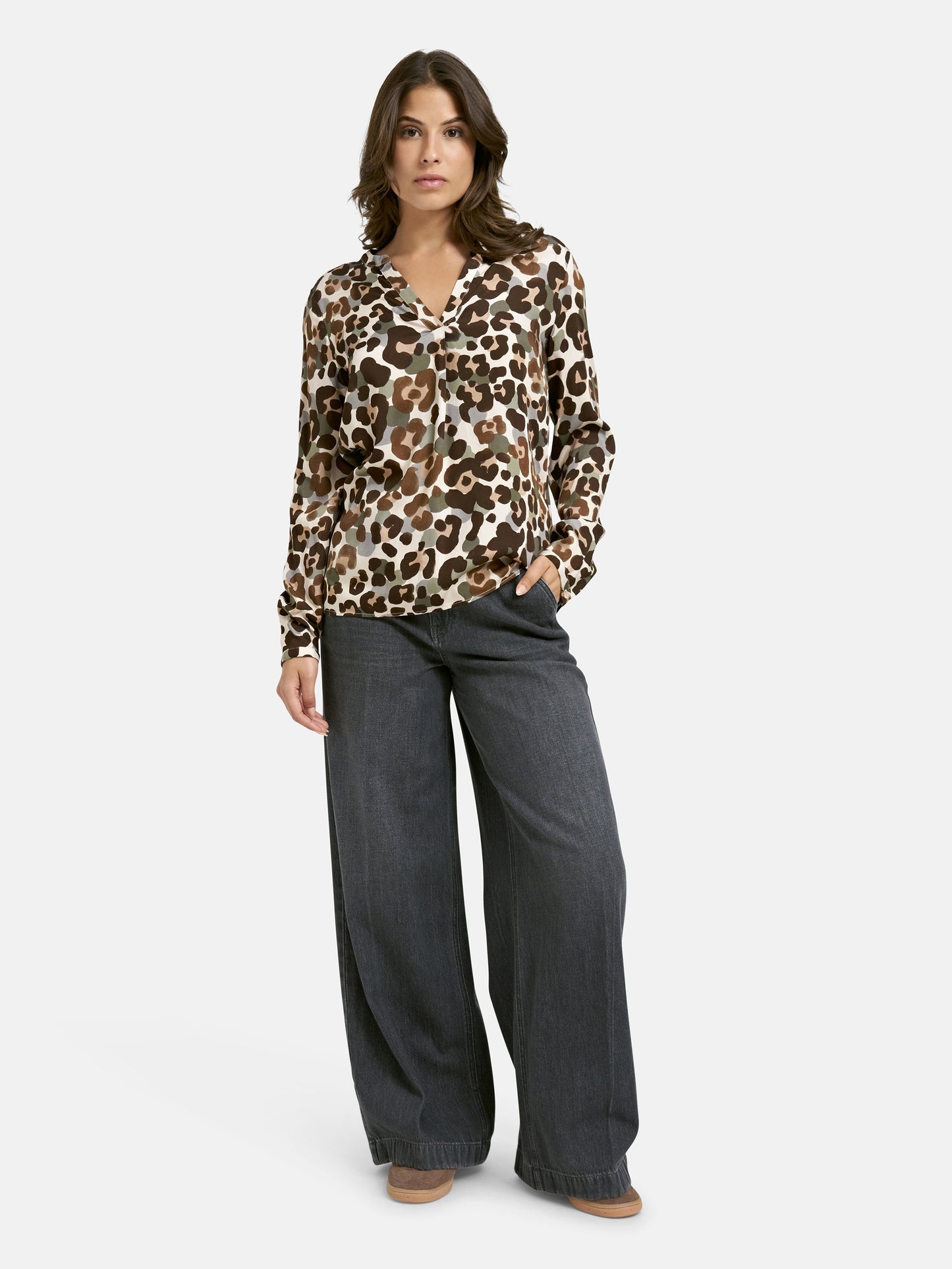 Vince Blouse (Choco Print)