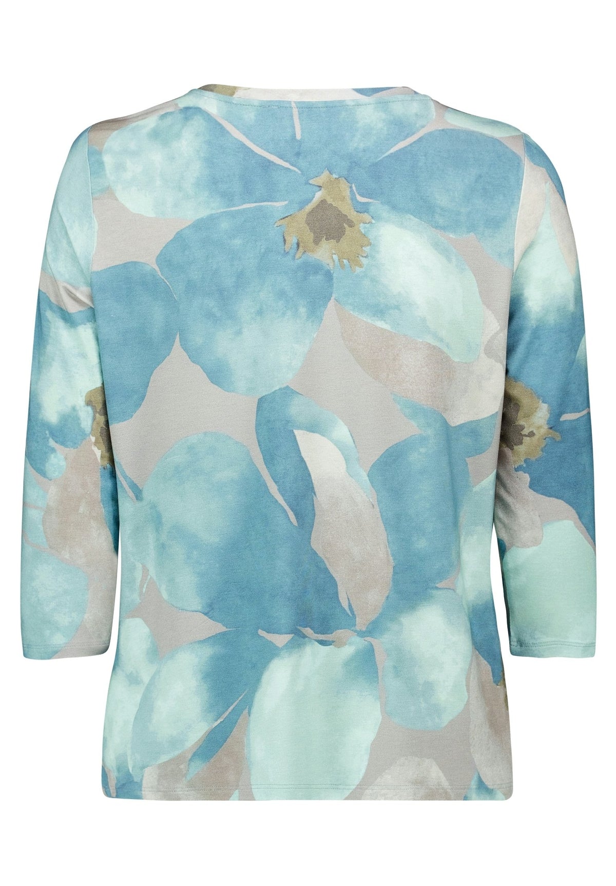 Printshirt (Petrol/grey)