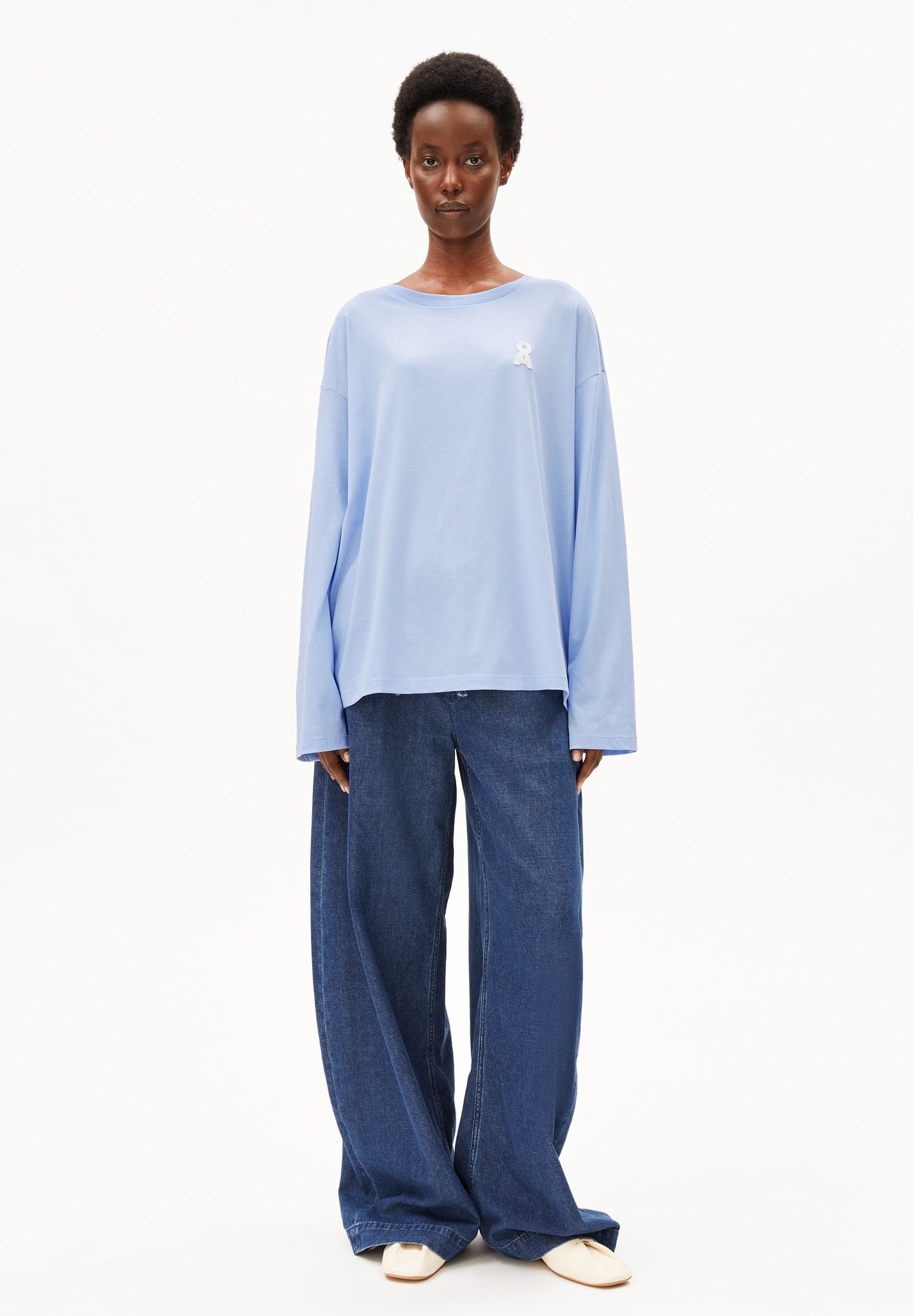 Iconic å Fietaa Longsleeve (Soft Blue)