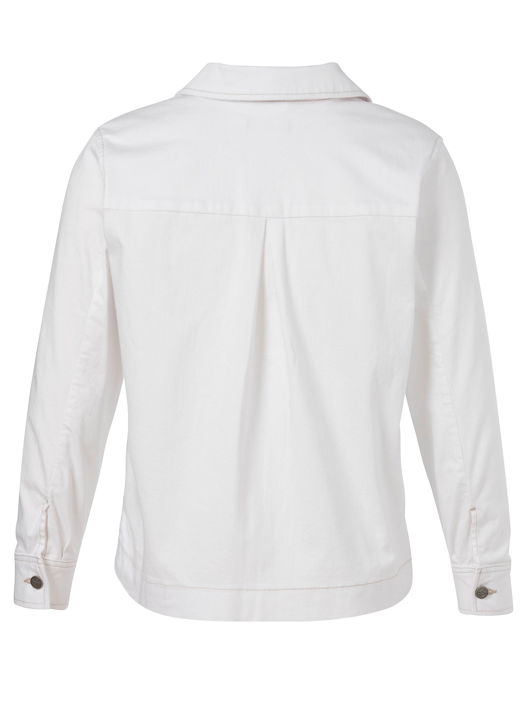 Jacke Kragen 1/1 Arm Knöpfe (White)