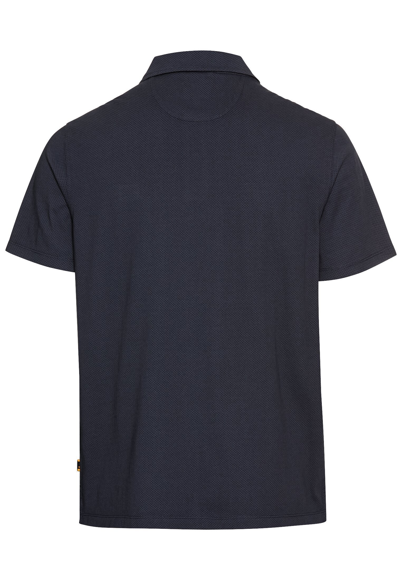 Kurzarm Poloshirt aus reiner Baumwolle (Dark Navy)