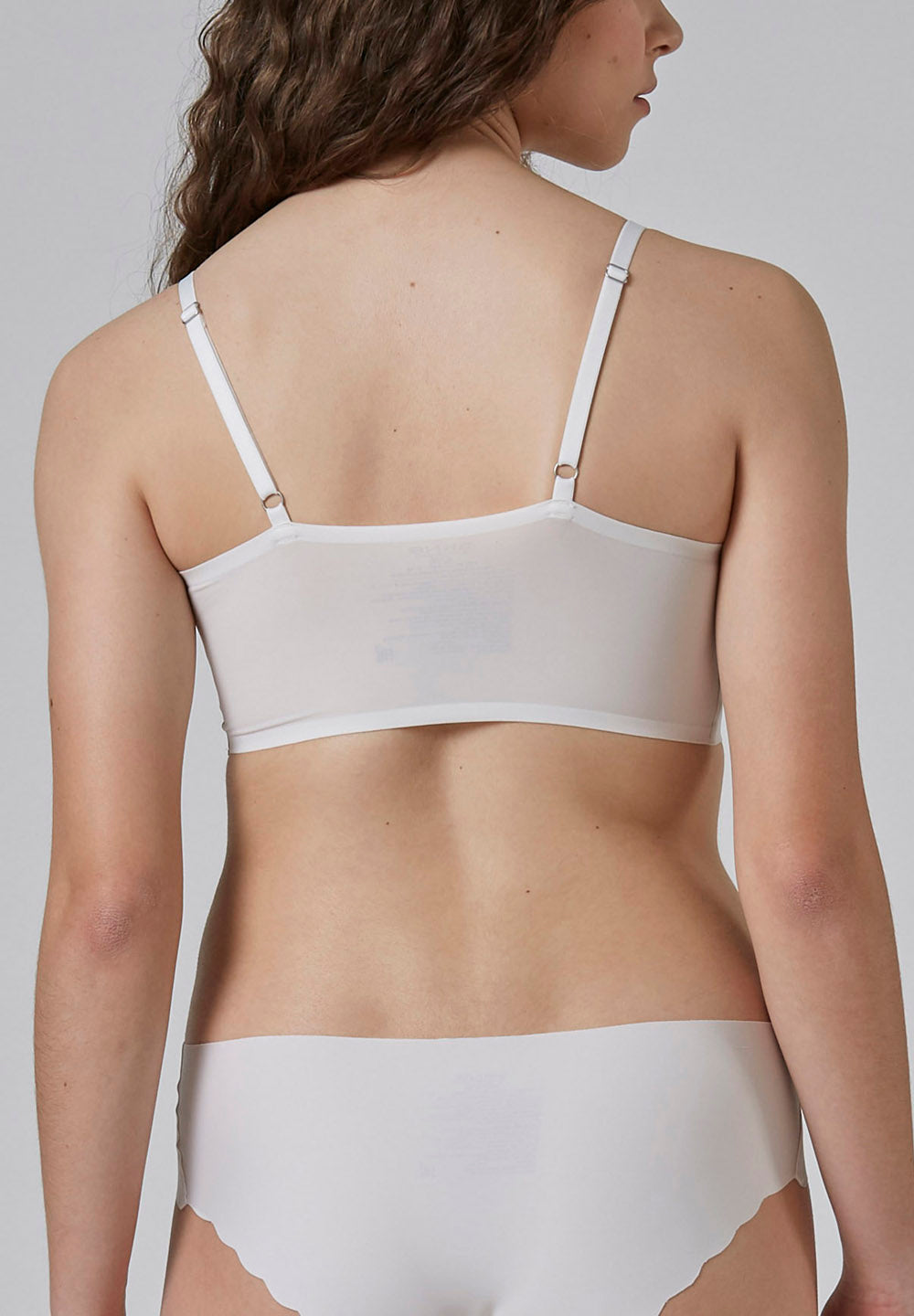 Skiny Damen Bustier herausnehmbare Pads Micro Essentials (White)