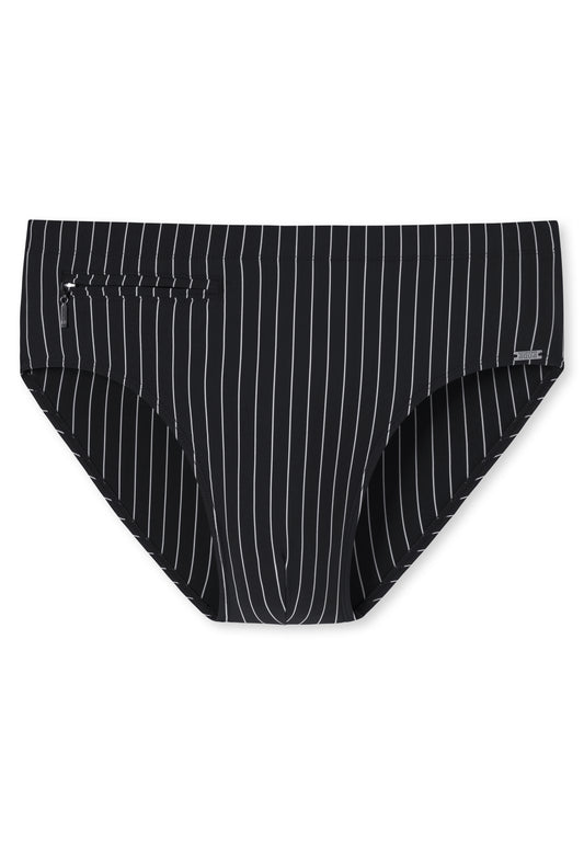 Badehose Slip Komfort (Schwarz)