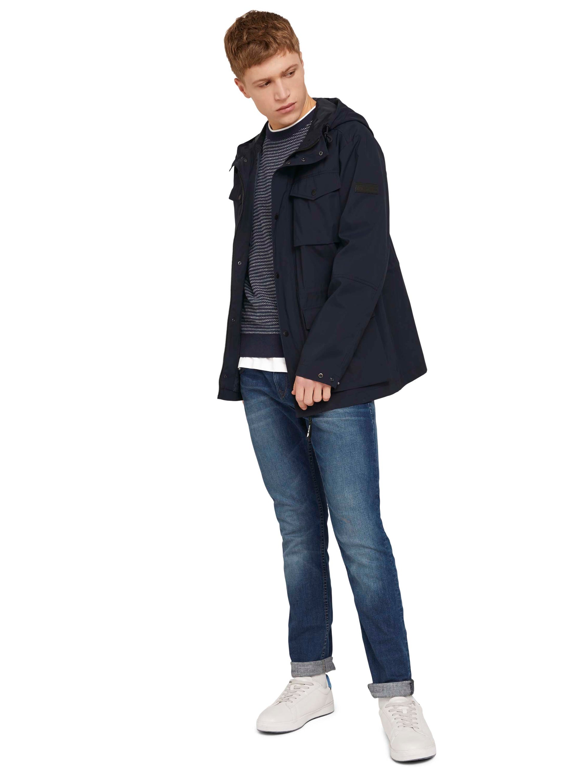 straight AEDAN blue denim (Mid Stone Wash)